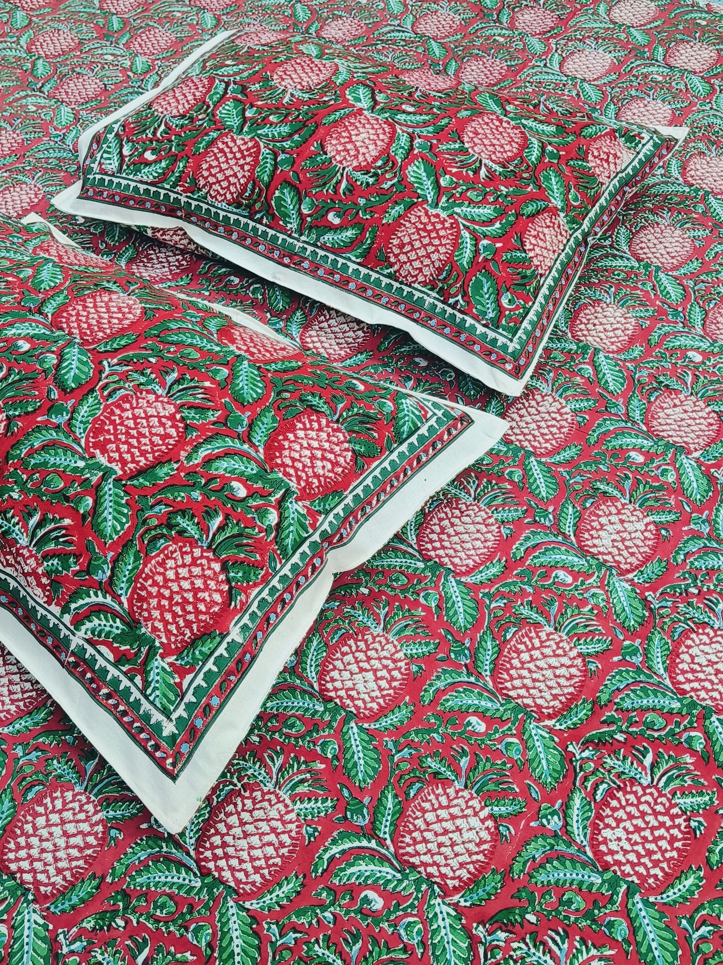 FRESH ARRIVAL Handblock Printed Premium Bedsheets(Dispatch Time 24 Hours)