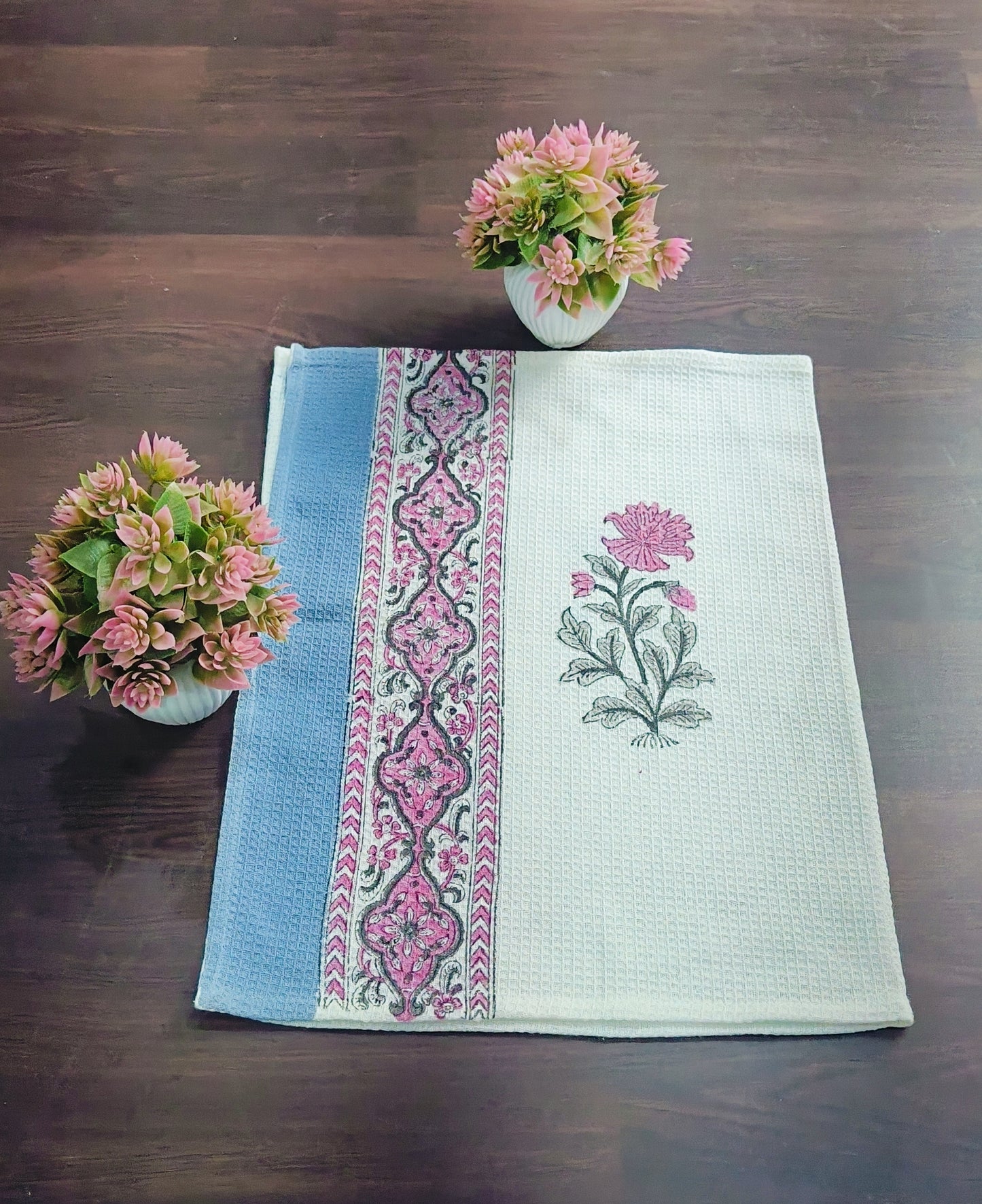 Handblock Printed Hand Towels