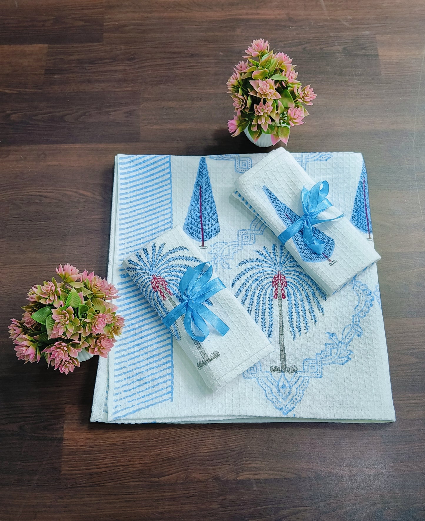 Handblock Printed Towels