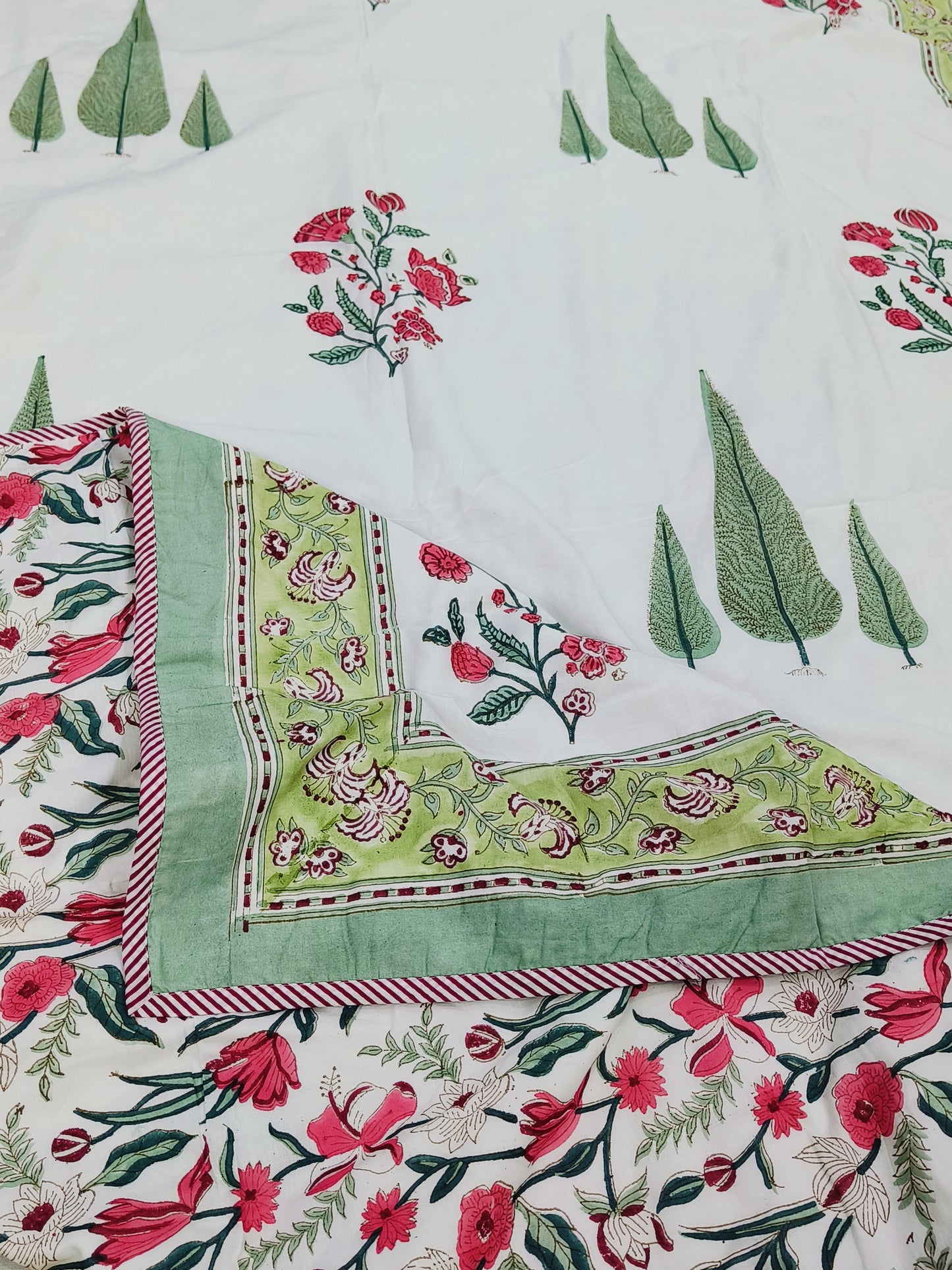 FRESH ARRIVAL Handblock Printed Premium Colorful Single Dohars