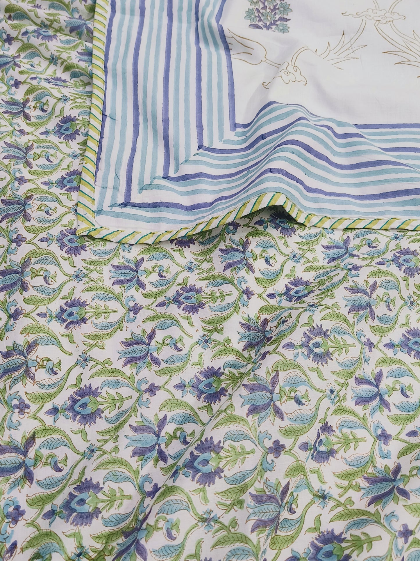 FRESH ARRIVAL Handblock Printed Premium Double Bed Dohars