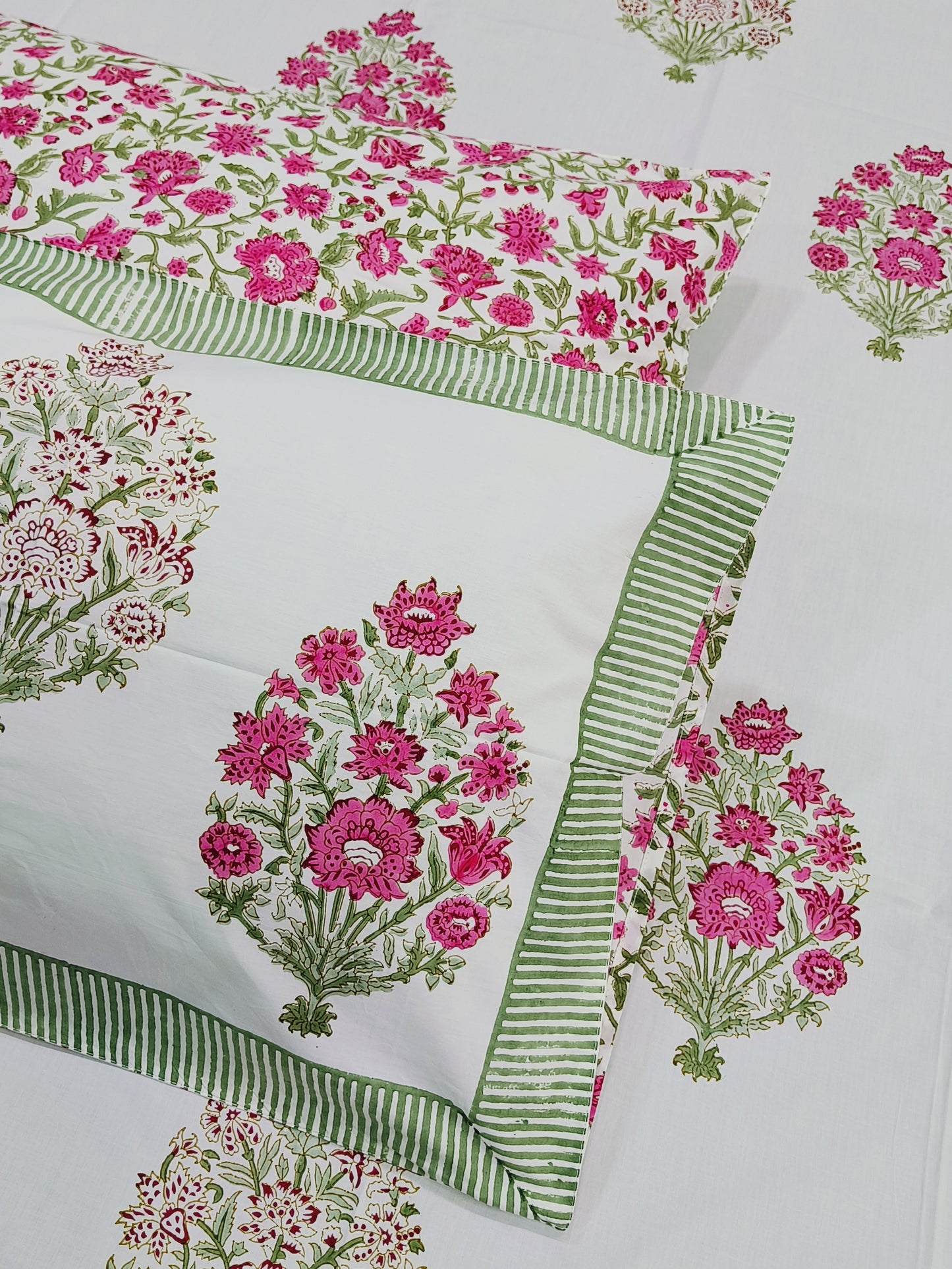 Handblock Printed Premium Bedsheets (Dispatch Time 24 Hours)