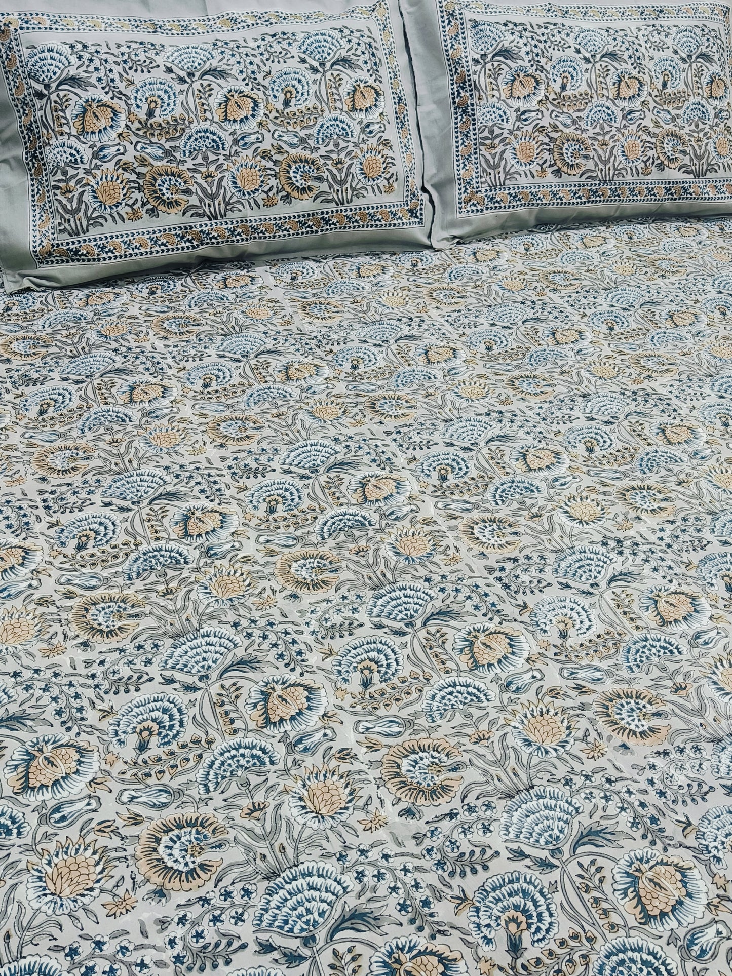 FRESH ARRIVAL Handblock Printed Premium Bedsheets(Dispatch Time 24 Hours)