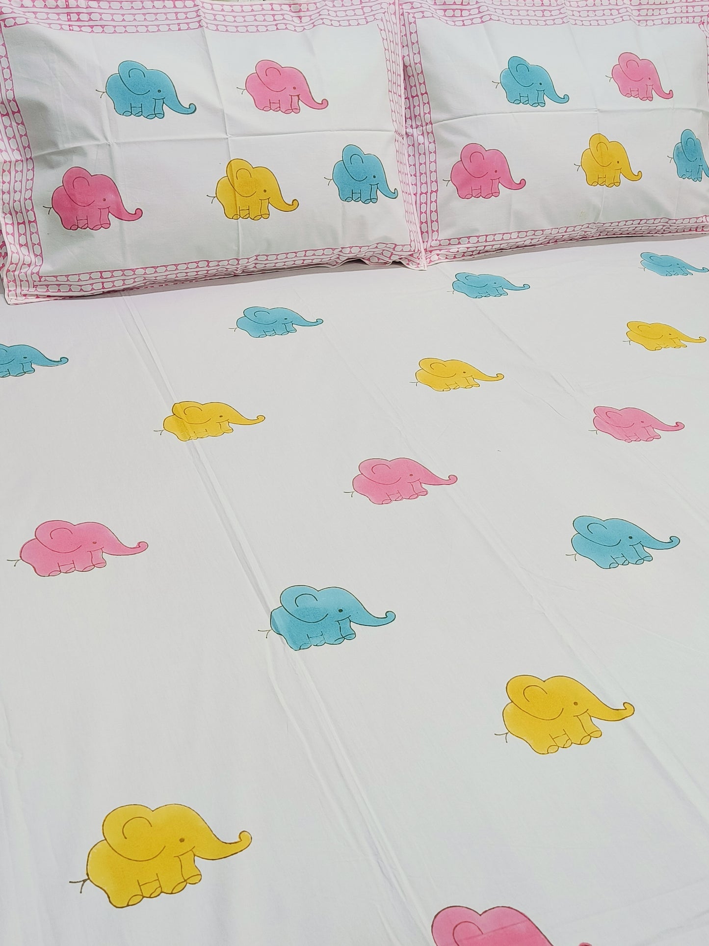 FRESH ARRIVAL Handblock Printed Premium Bedsheets (Dispatch Time 24 Hours)