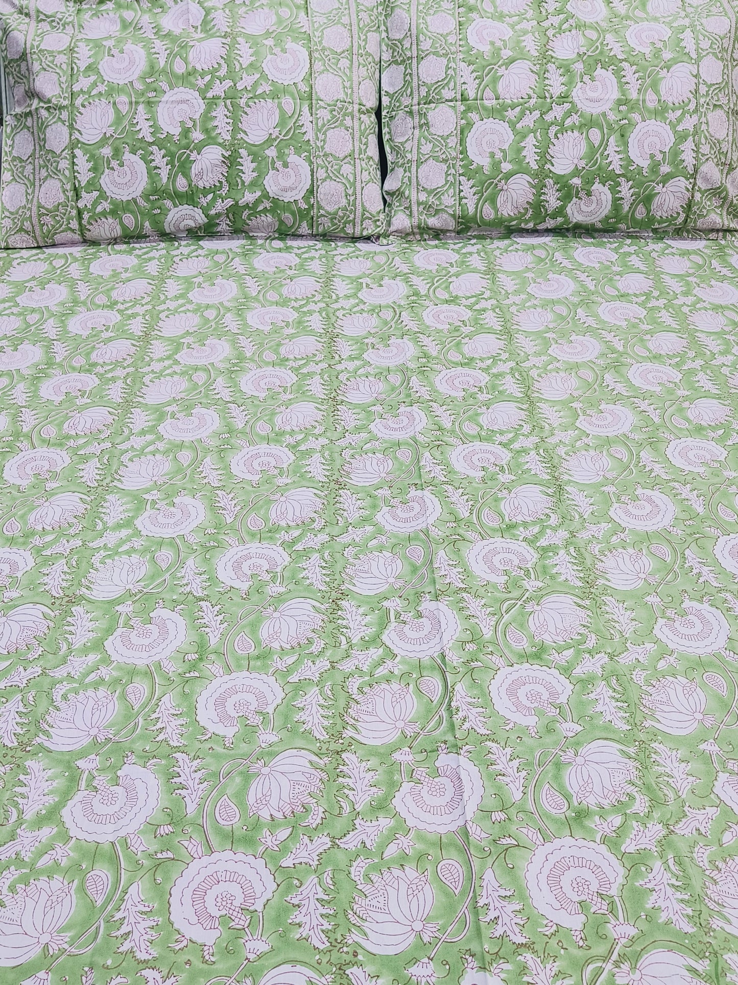 FRESH ARRIVAL Handblock Printed Premium Bedsheets (Dispatch Time 24 Hours)
