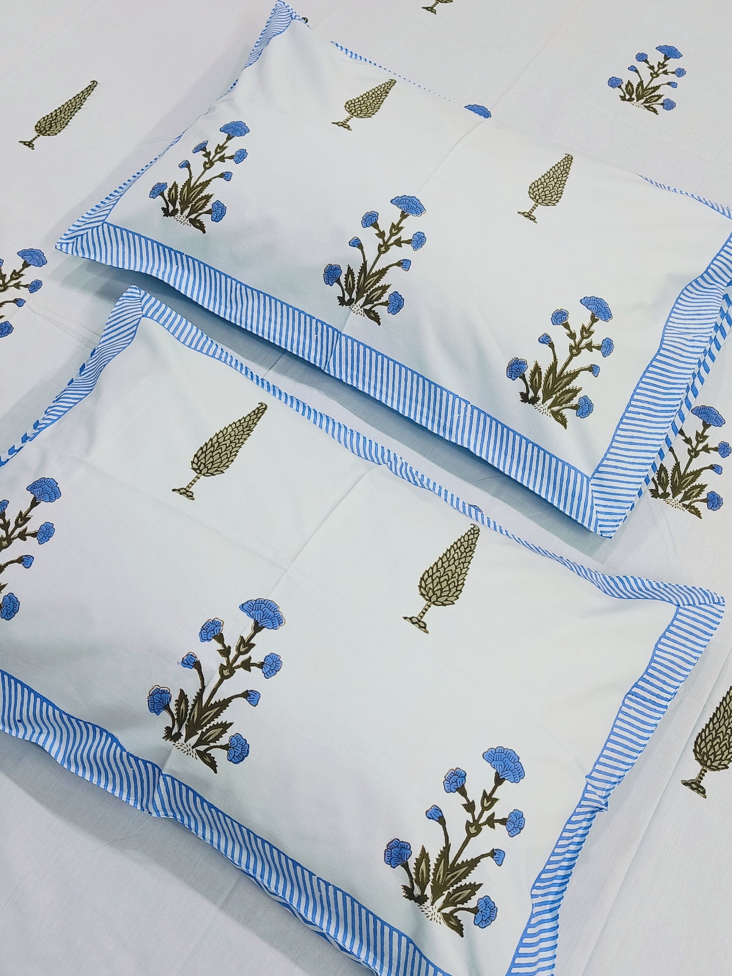 FRESH ARRIVAL Handblock Printed Premium Bedsheets (Dispatch Time 24 Hours)