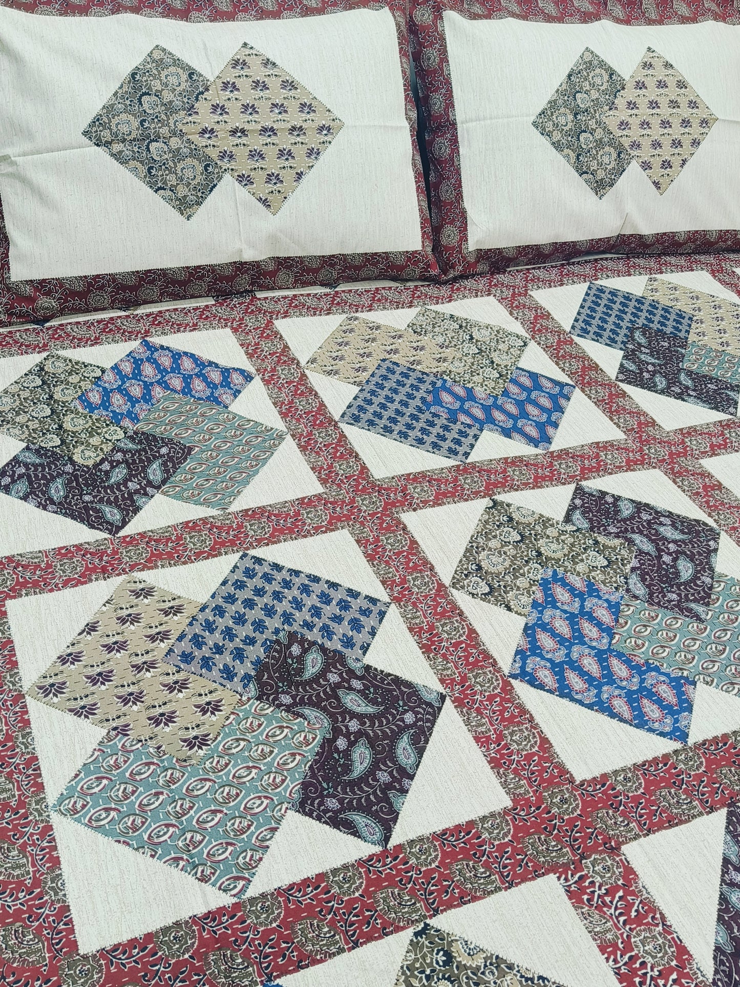 Gulbahaar King Size Bedsheets(Dispatch Time 24 Hours)