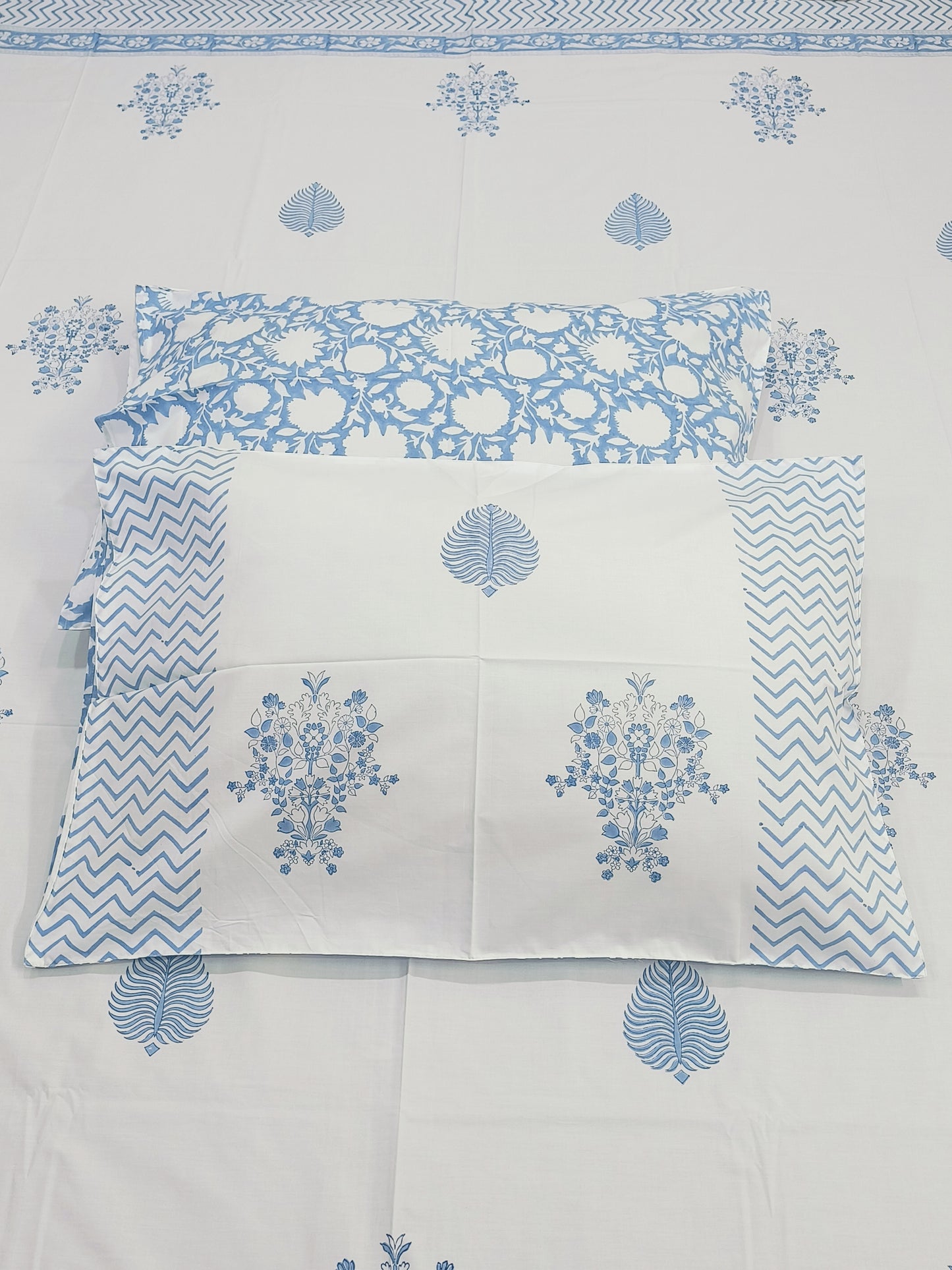FRESH ARRIVAL Handblock Printed Premium Bedsheets (Dispatch Time 24 Hours)