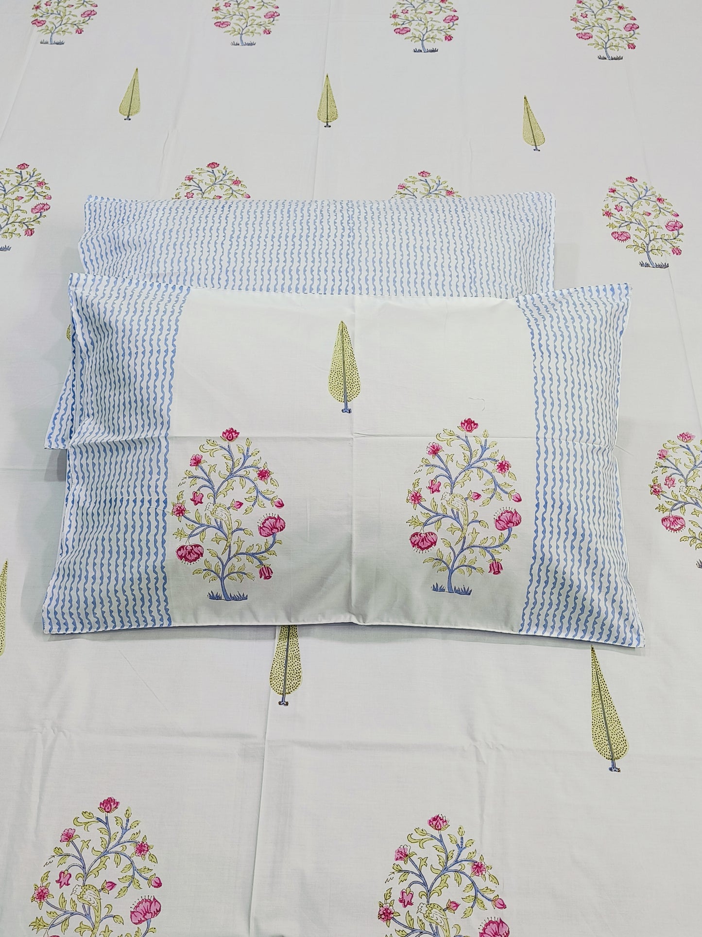 FRESH ARRIVAL Handblock Printed Premium Bedsheets (Dispatch Time 24 Hours)