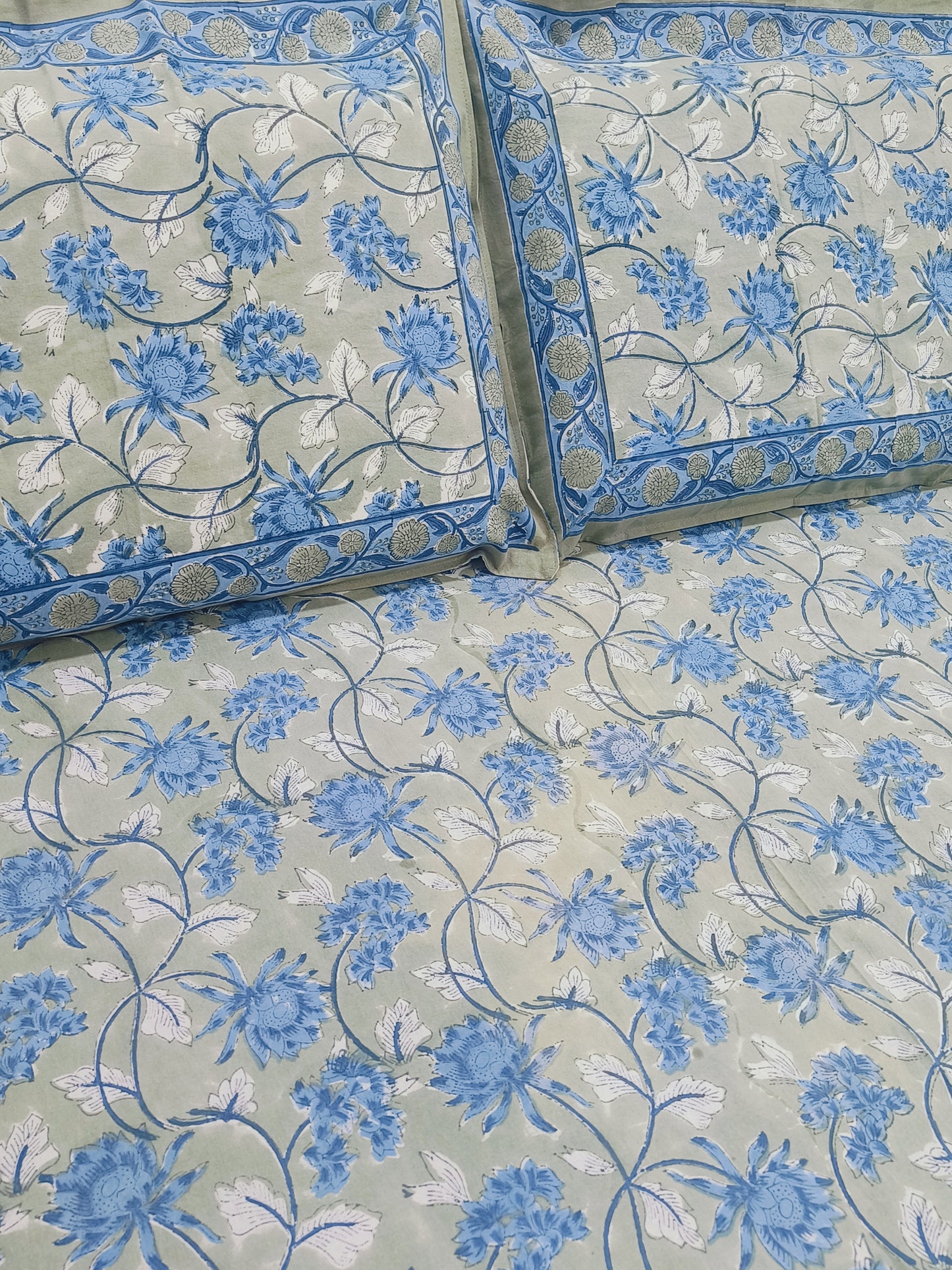 FRESH ARRIVAL Handblock Printed Premium Bedsheets (Dispatch Time 24 Hours)