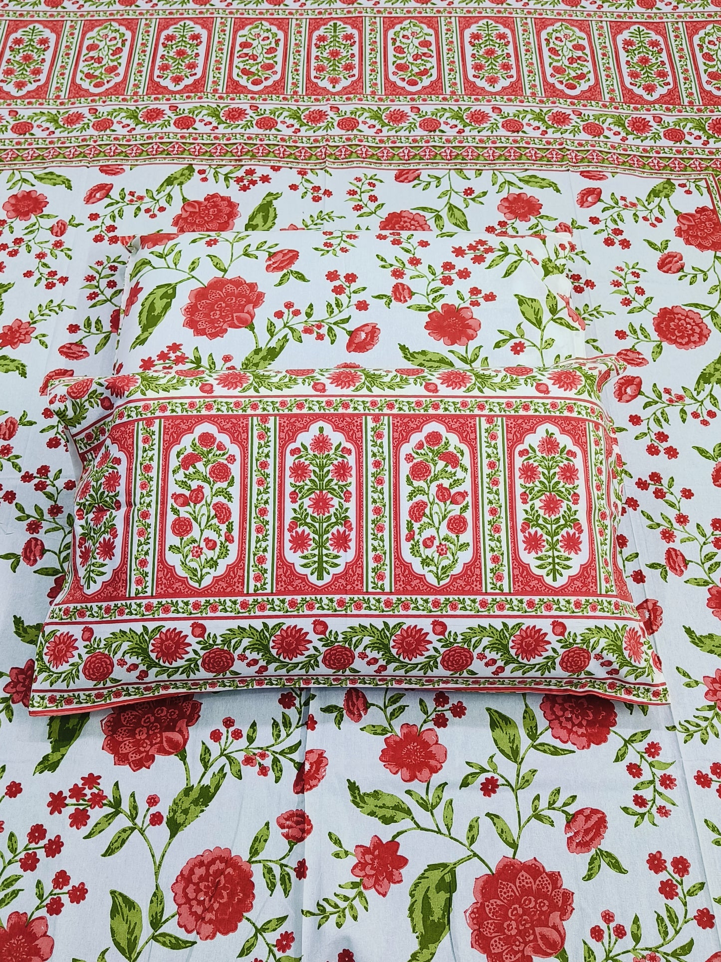 Gulbahaar King Size Bedsheets(Dispatch Time 24 Hours)