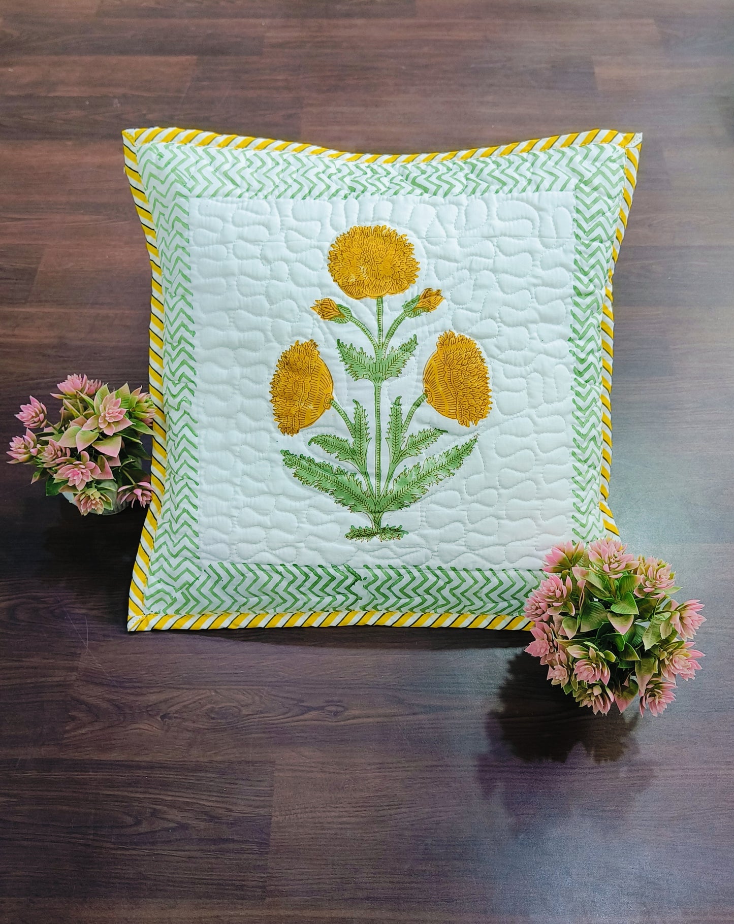 Handblock Printed Cushion Cover