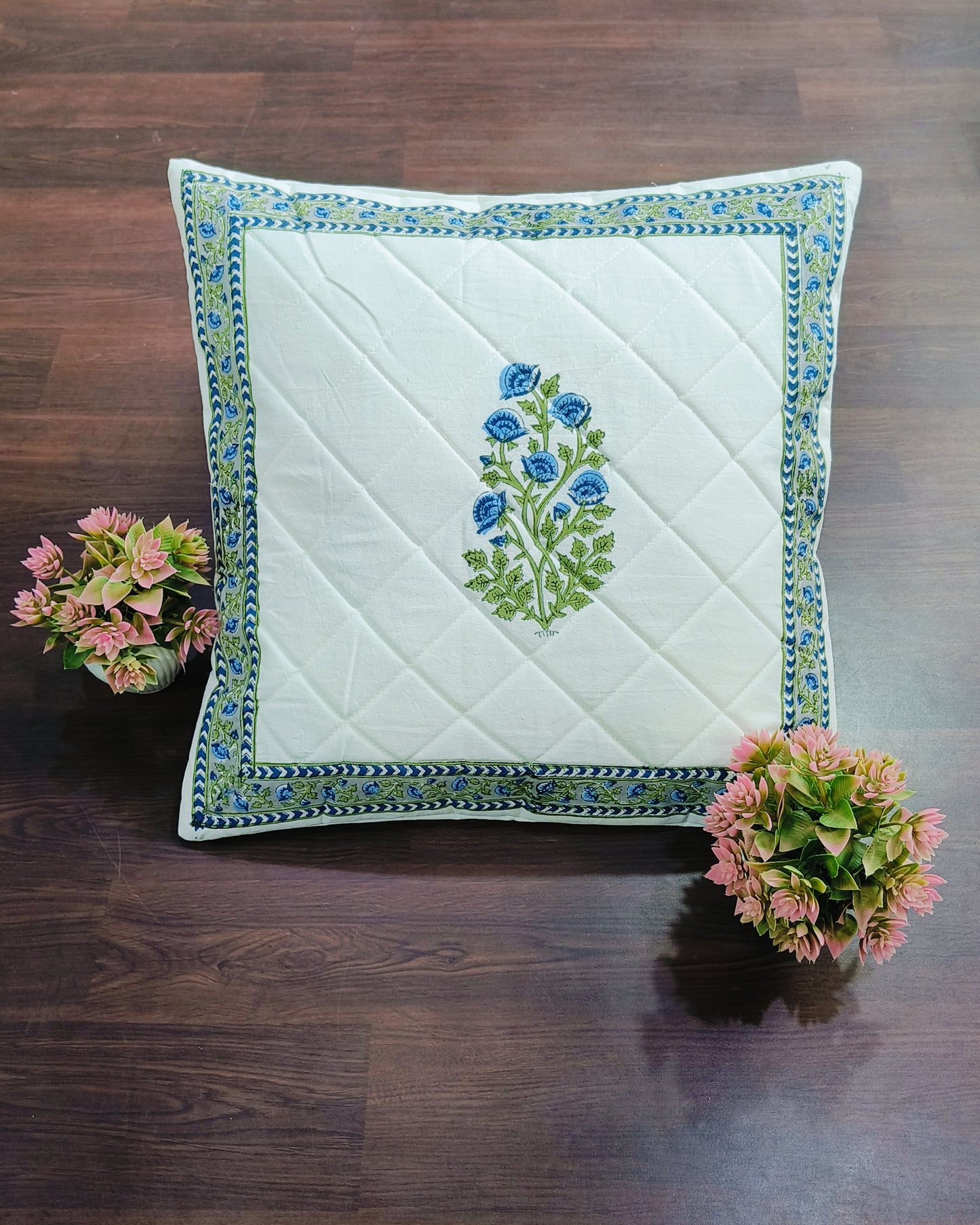 Handblock Printed Cushion Cover