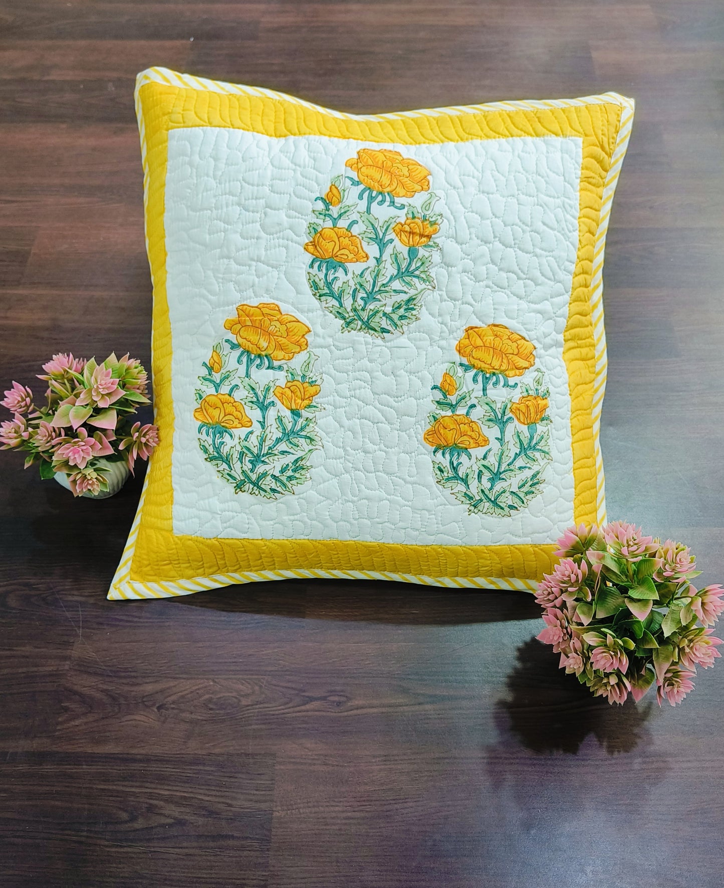 Handblock Printed Cushion Cover
