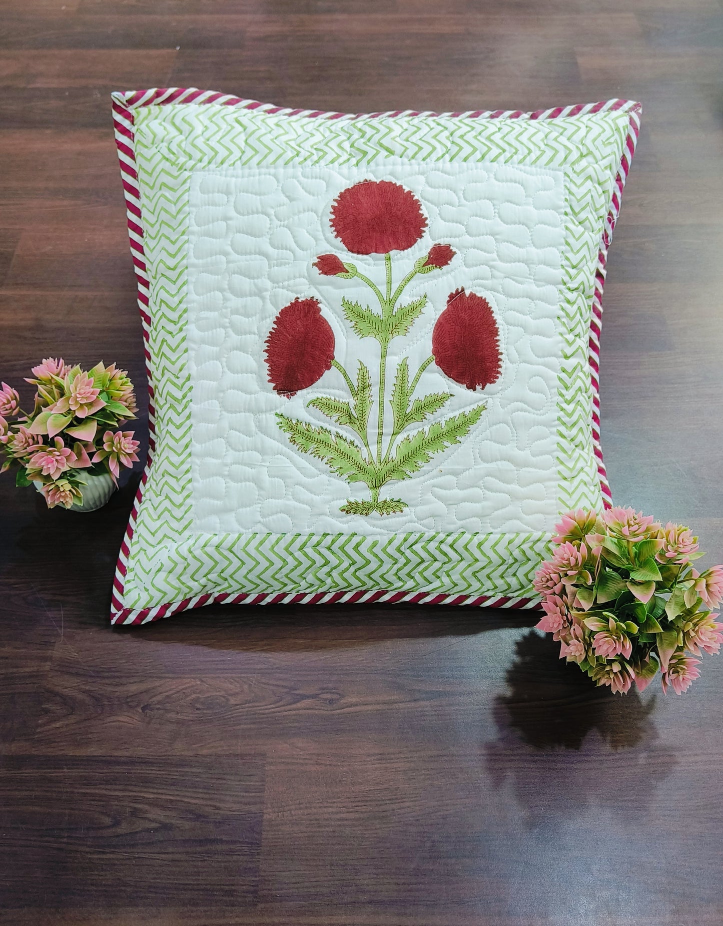 Handblock Printed Cushion Cover