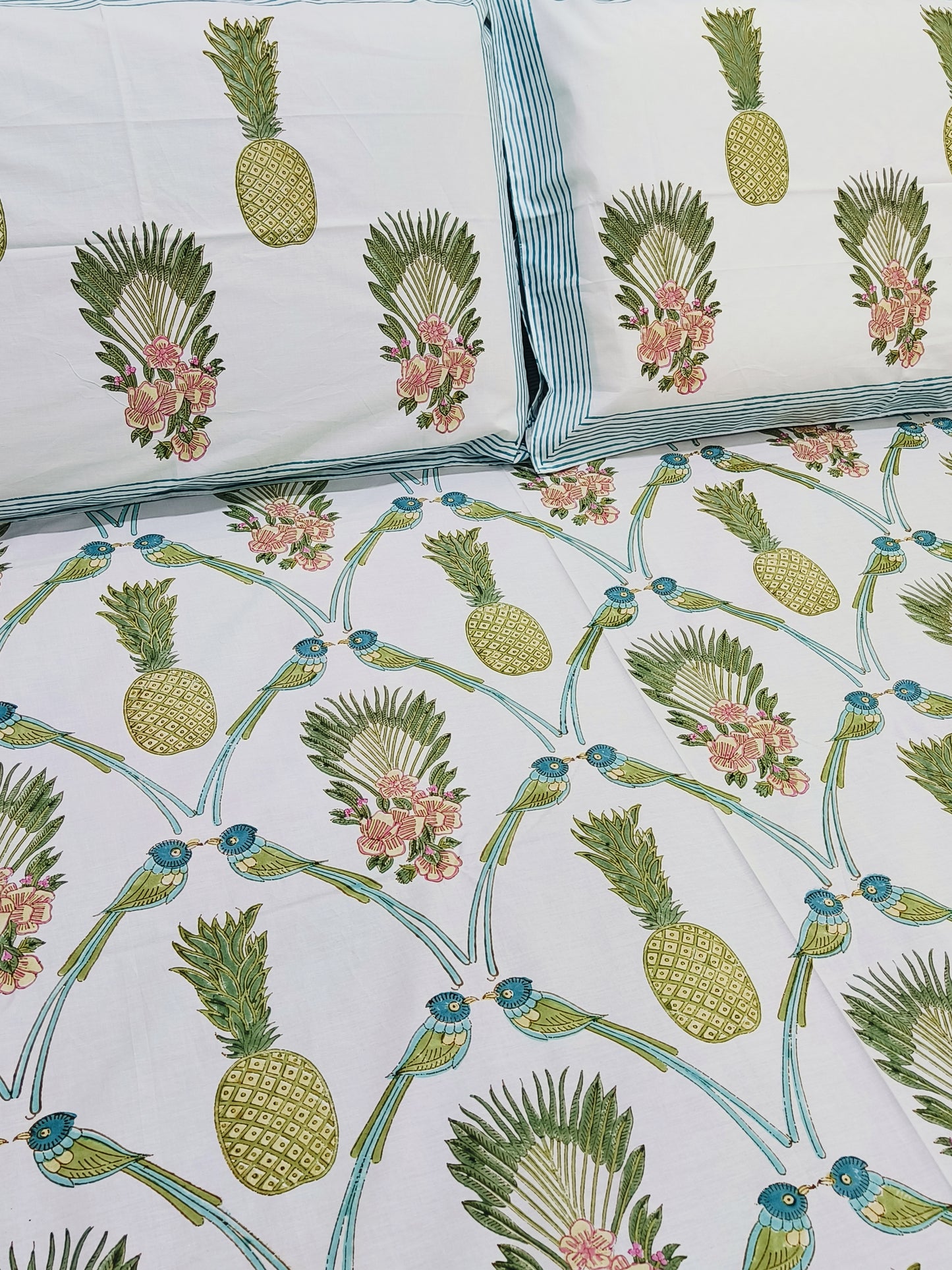 Handblock Printed Premium Bedsheets (Dispatch Time 24 Hours)