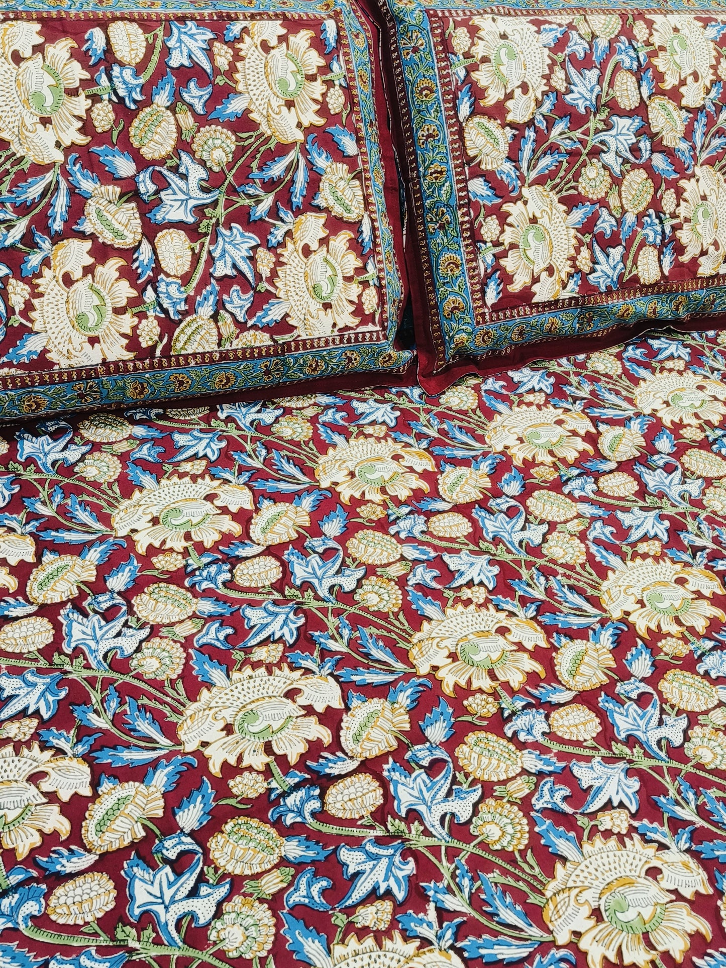 FRESH ARRIVAL Handblock Printed Premium Bedsheets (Dispatch Time 24 Hours)