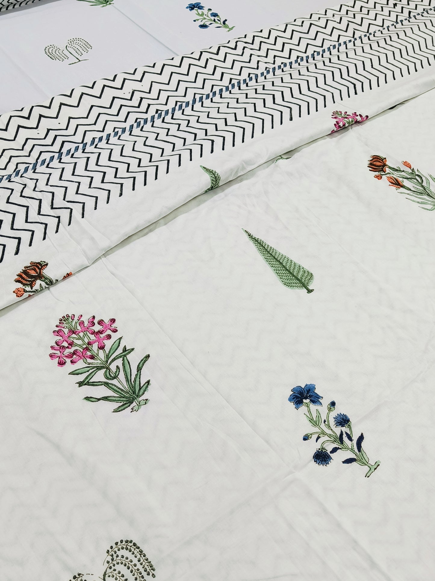 FRESH ARRIVAL Handblock Printed Premium Double Bed Dohars