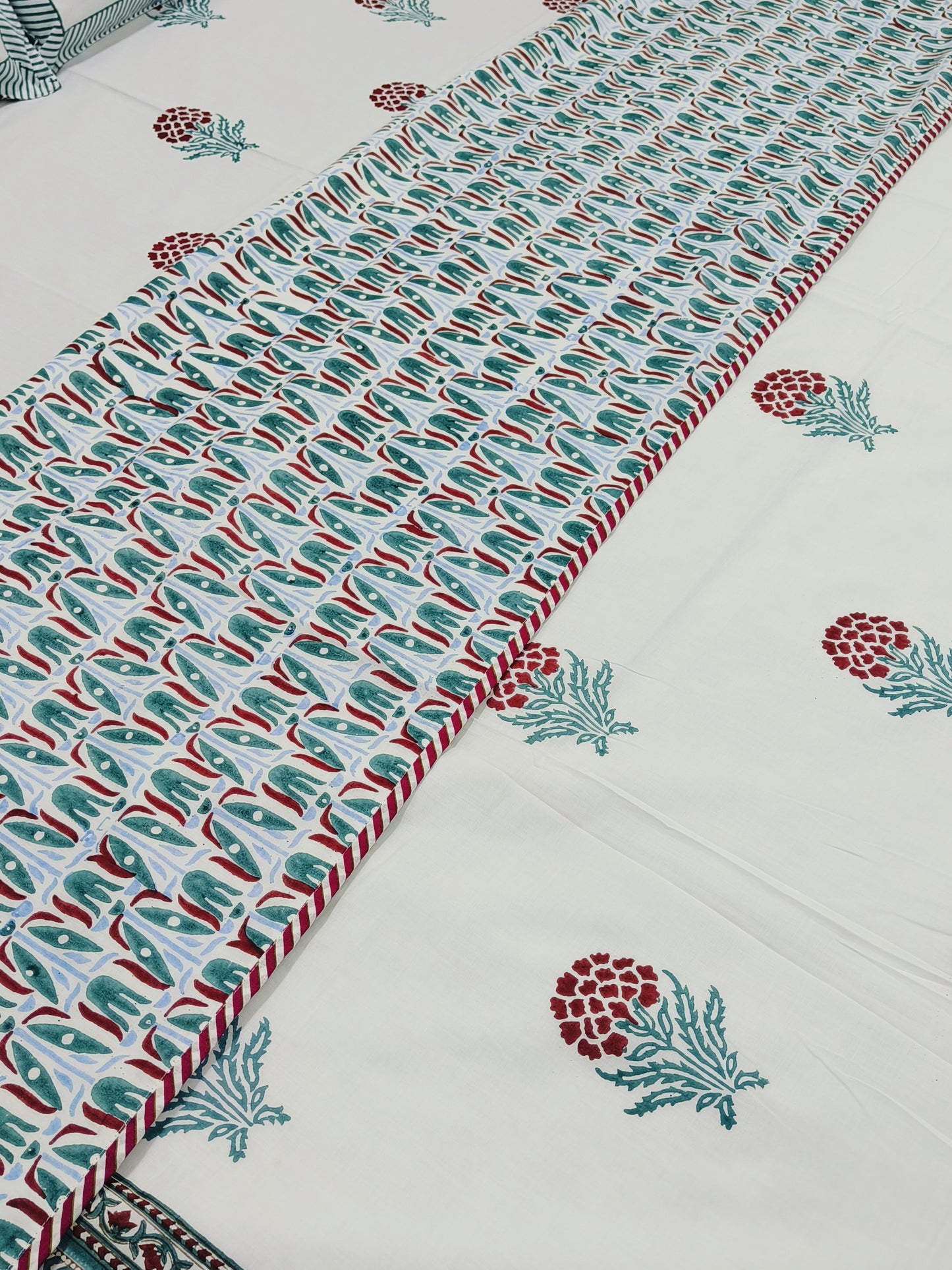 Handblock Printed Premium Double Bed Dohars