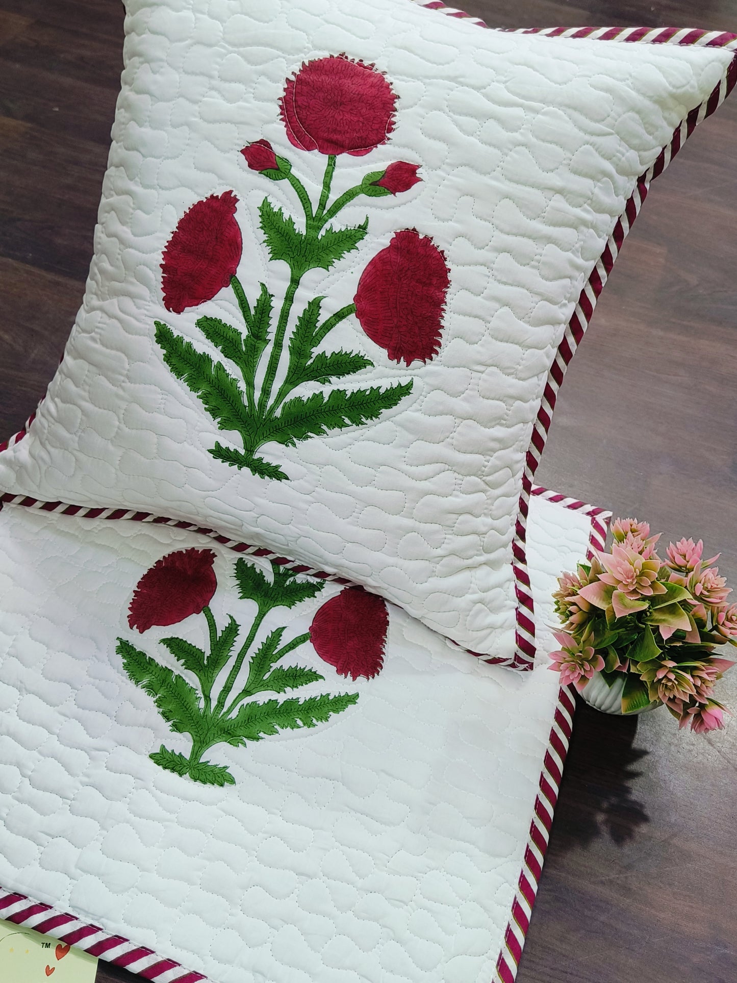 Handblock Printed Cushion Cover