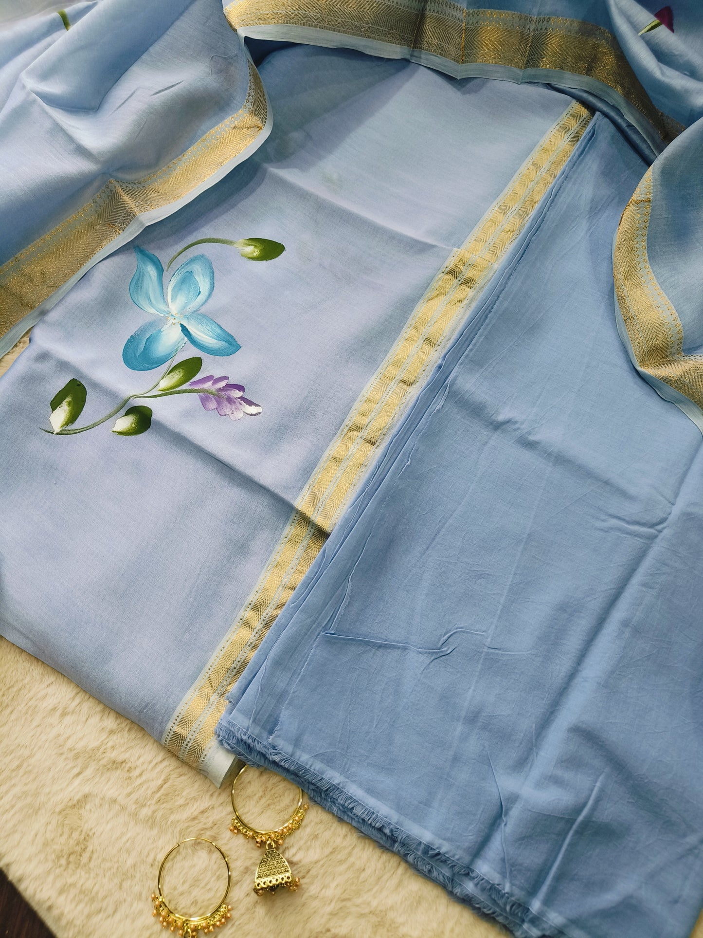 Maheshwari/Chanderi Suit Sets