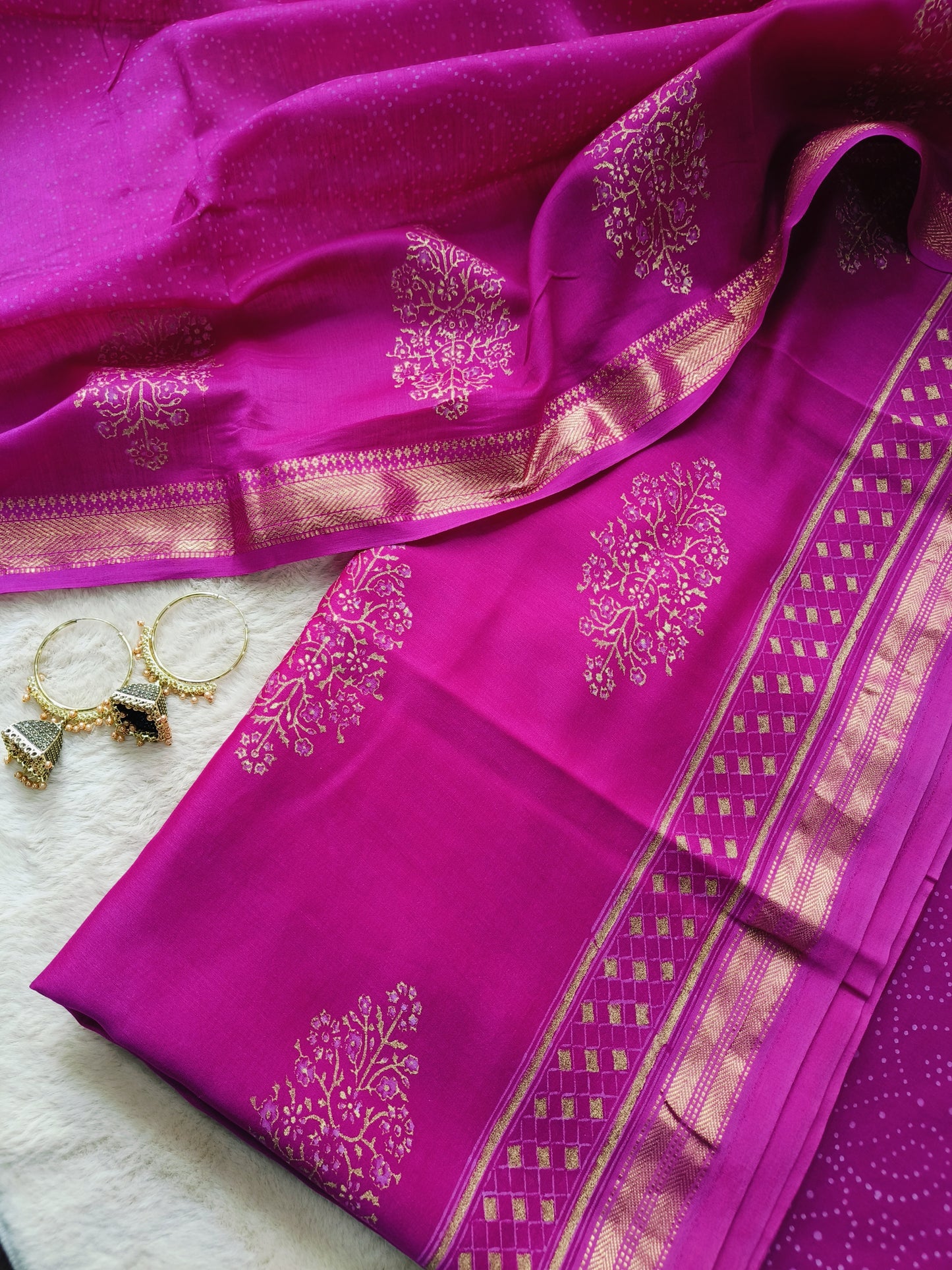 Maheshwari/Chanderi Suit Sets