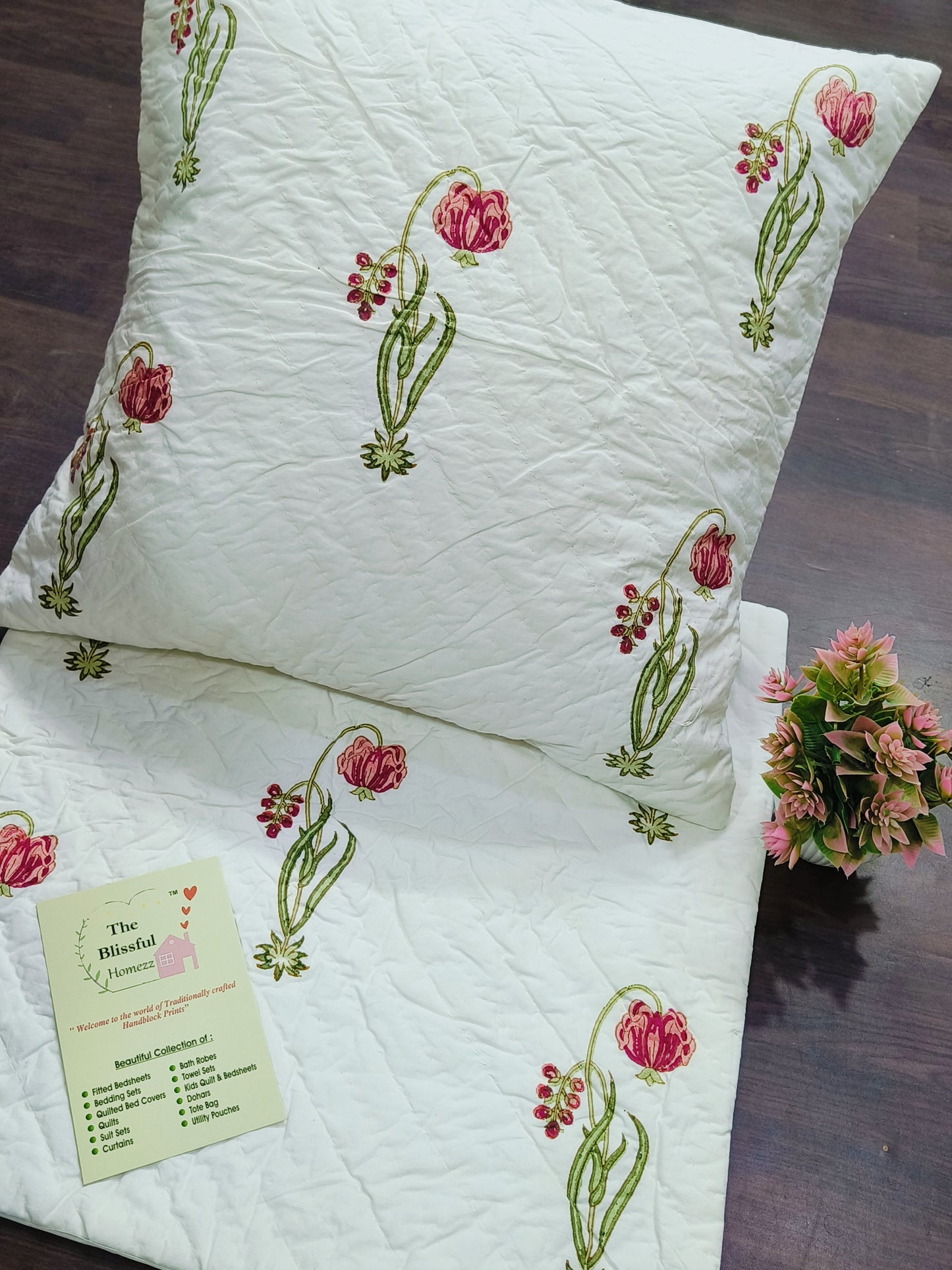 Handblock Printed Cushion Cover