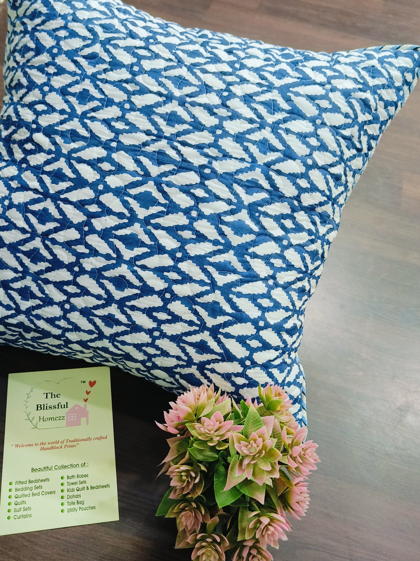 Handblock Printed Cushion Cover