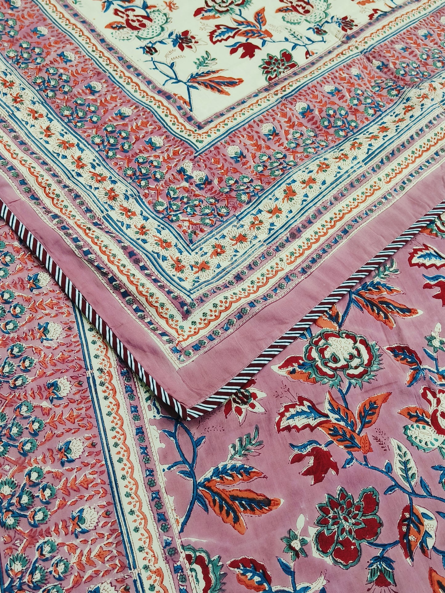 Handblock Printed Premium Colorful Single Dohars