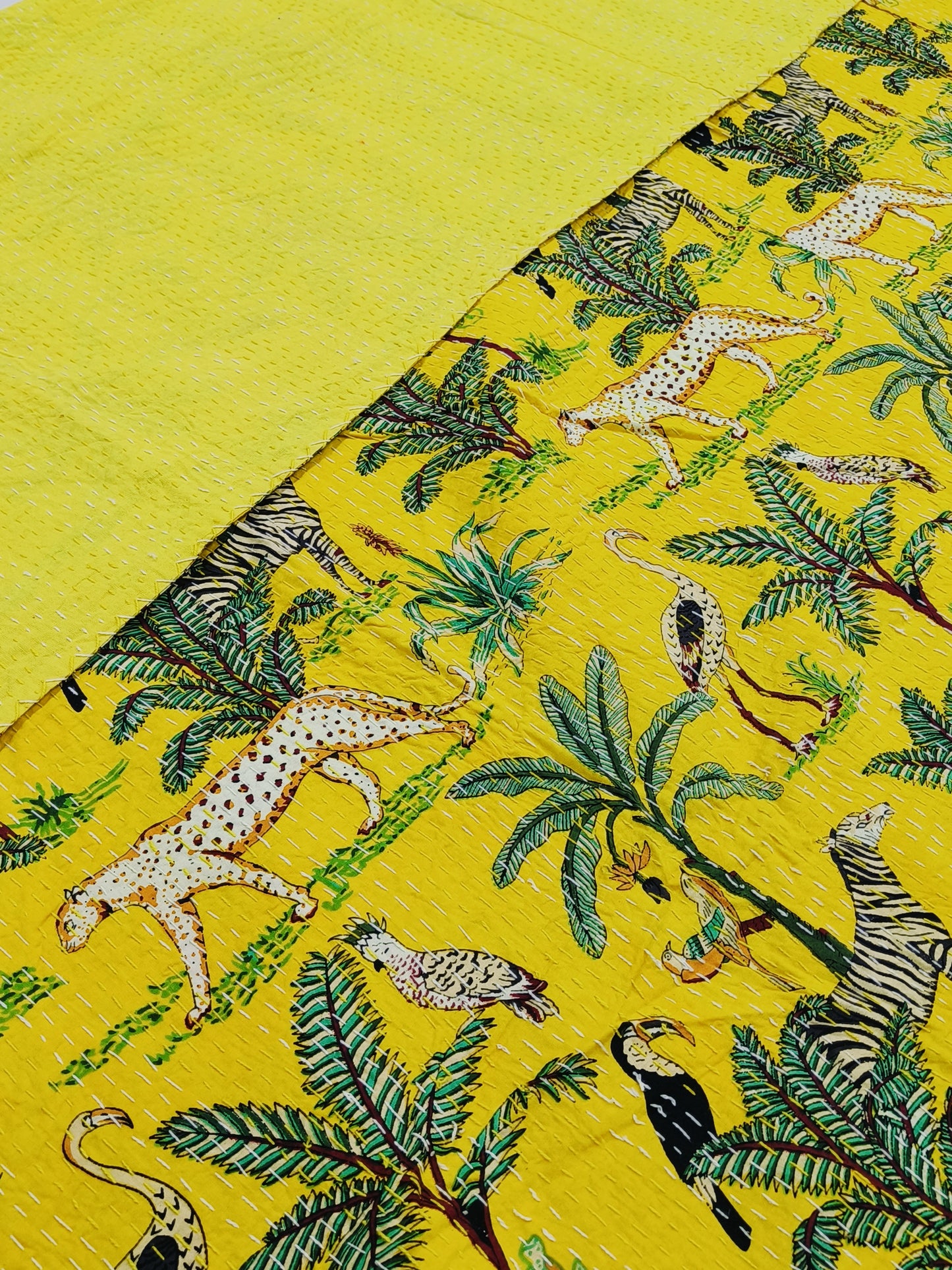 FRESH ARRIVAL Kantha Bedcovers Printed Premium