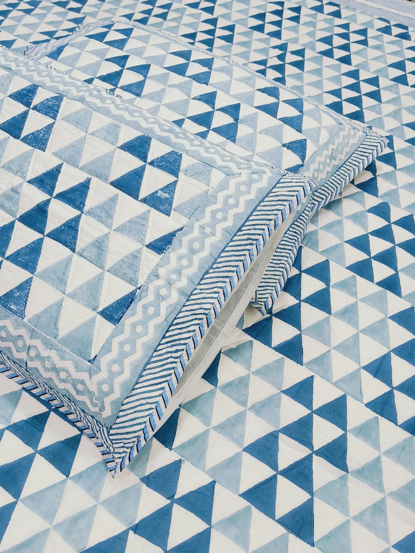 Handblock Printed Premium Mulmul Bedcovers