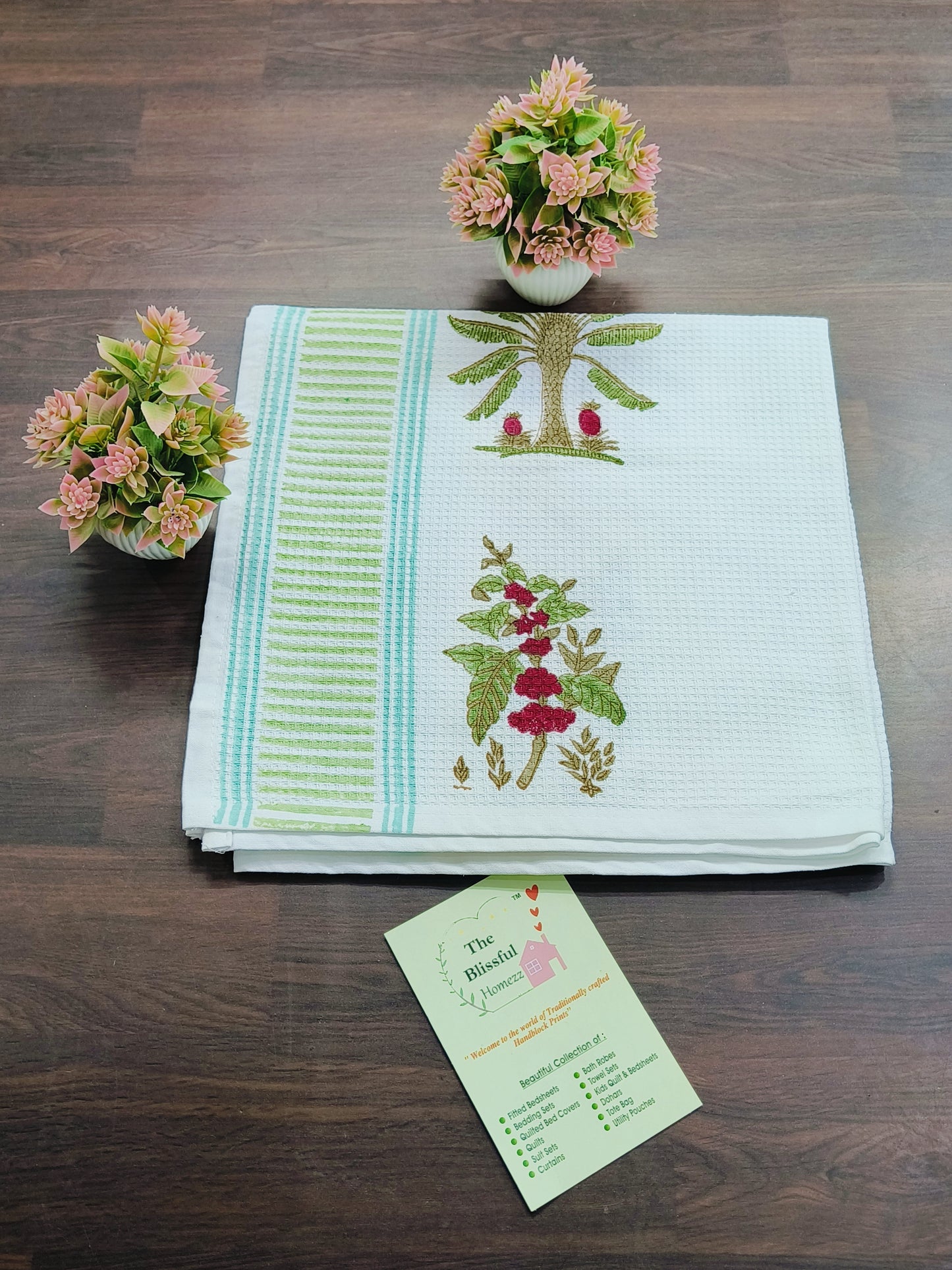 Handblock Printed Towels