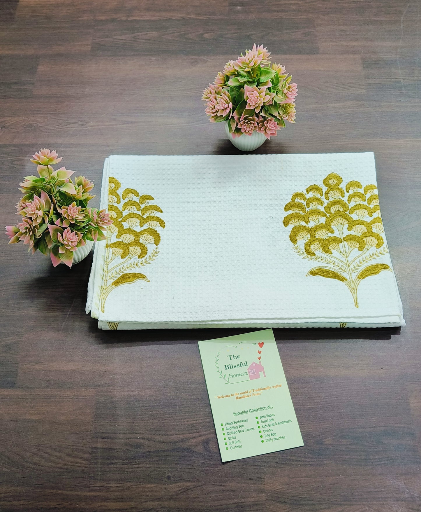 Handblock Printed Towels