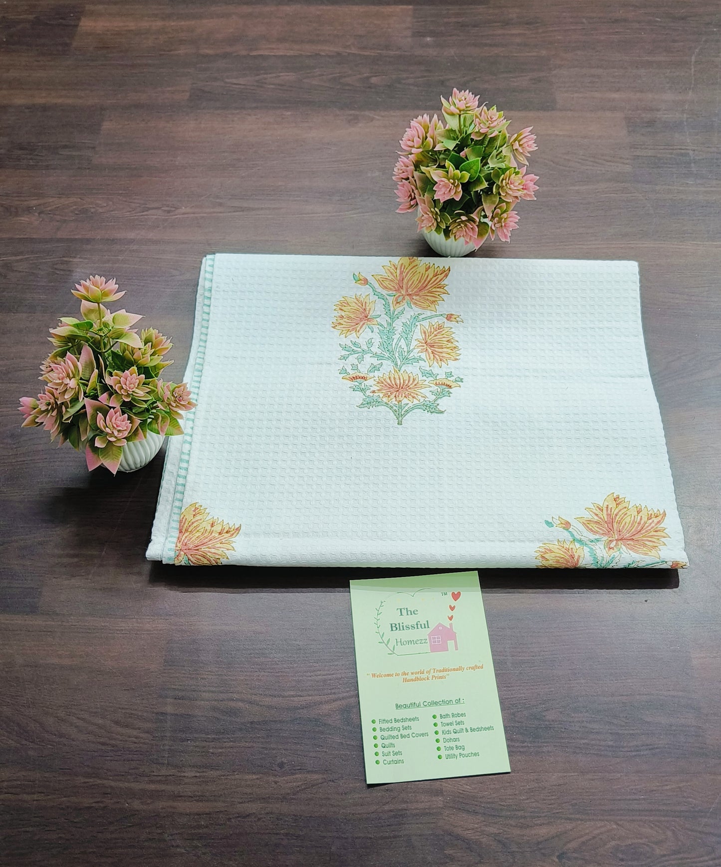 Handblock Printed Towels