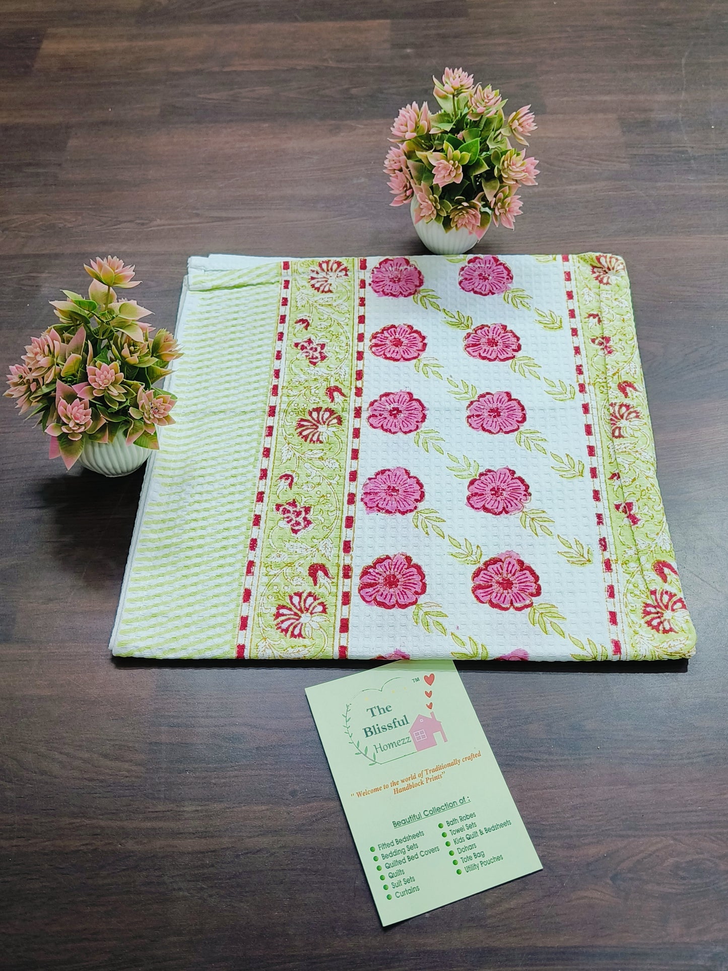 Handblock Printed Towels