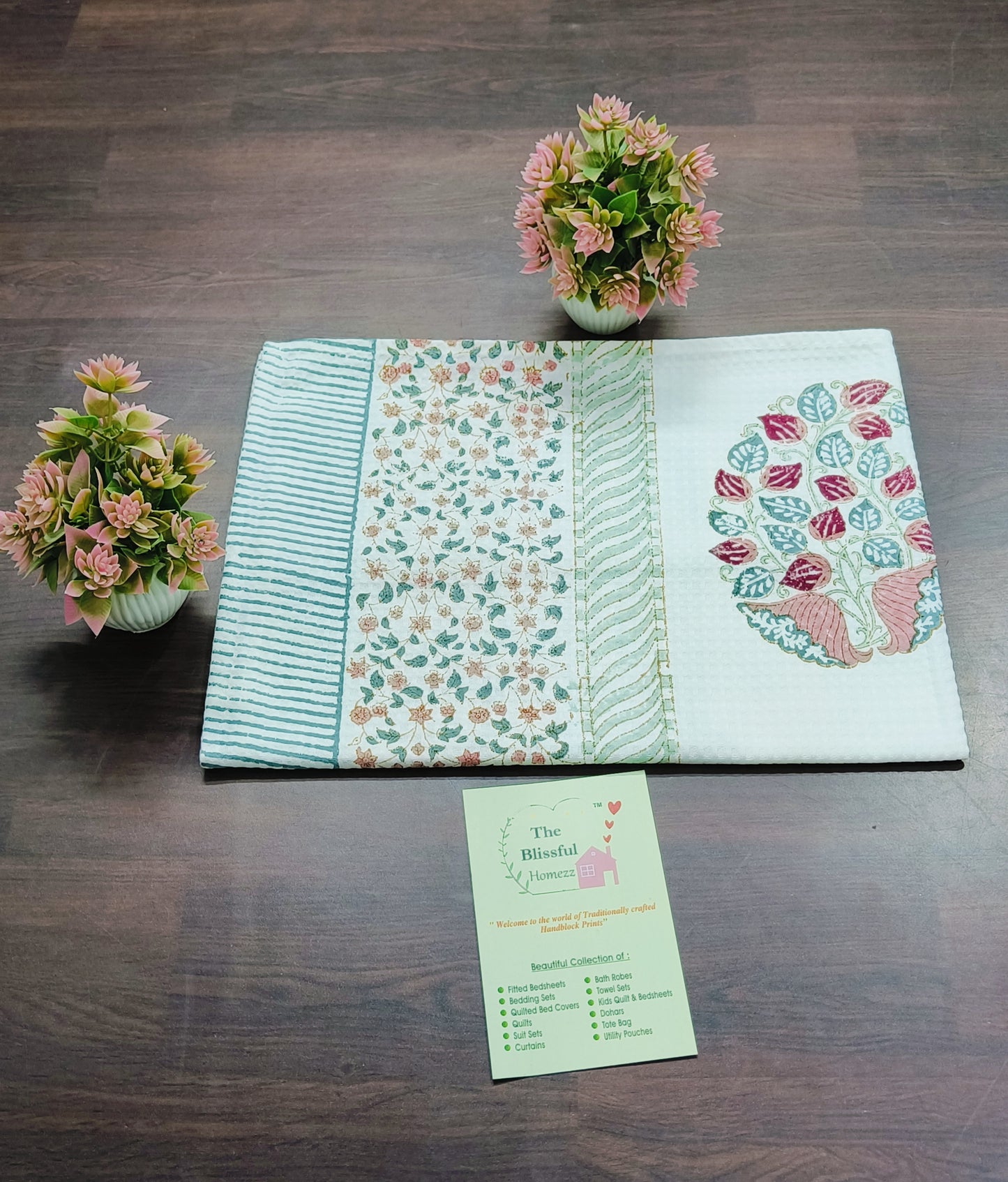 Handblock Printed Towels