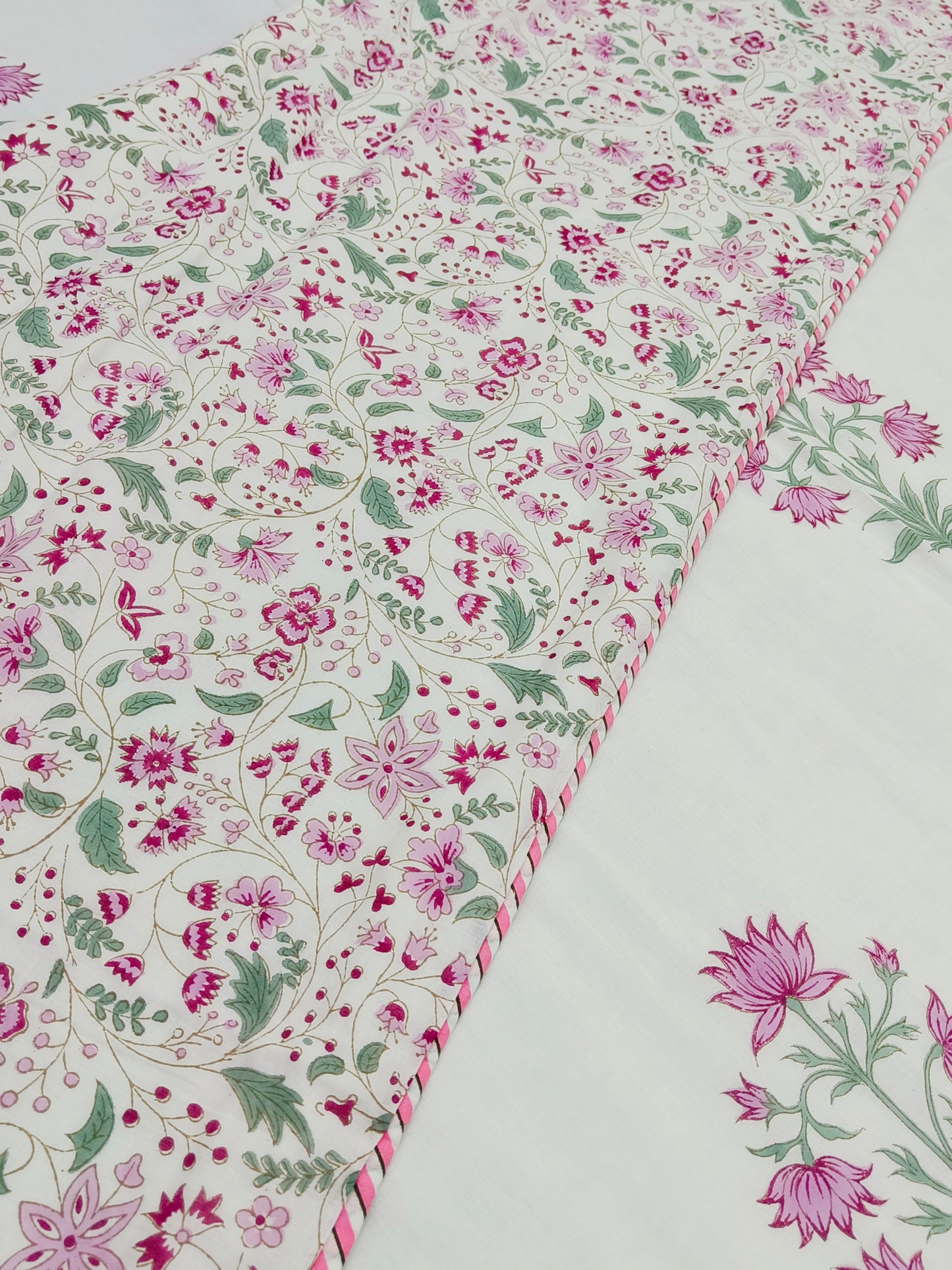 Handblock Printed Premium Double Bed Dohars