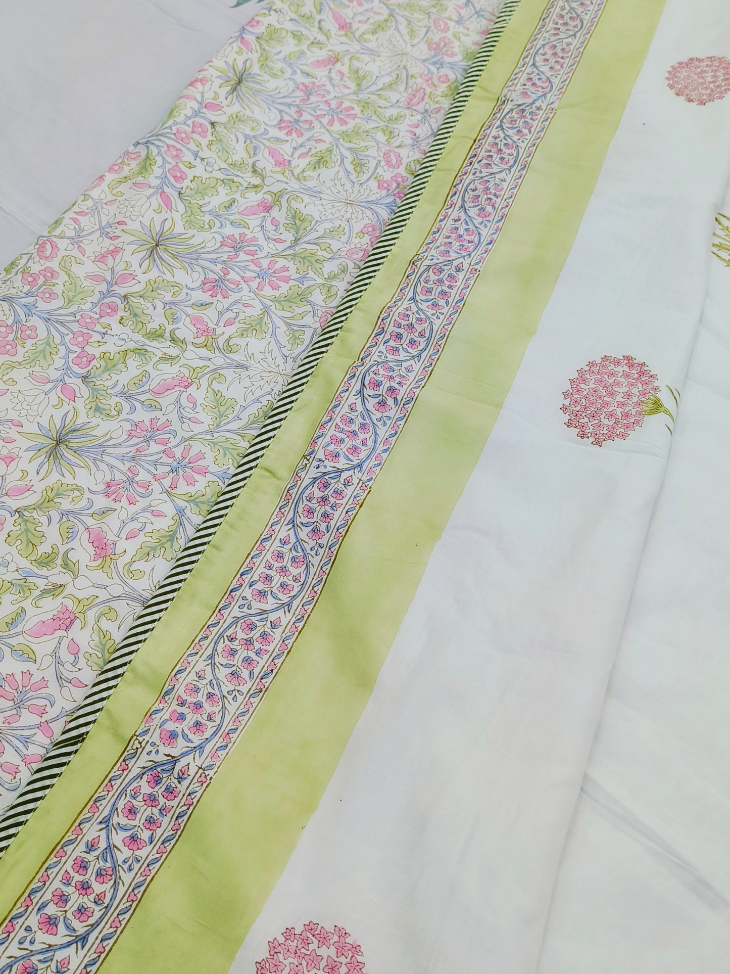 Handblock Printed Premium Double Bed Dohars