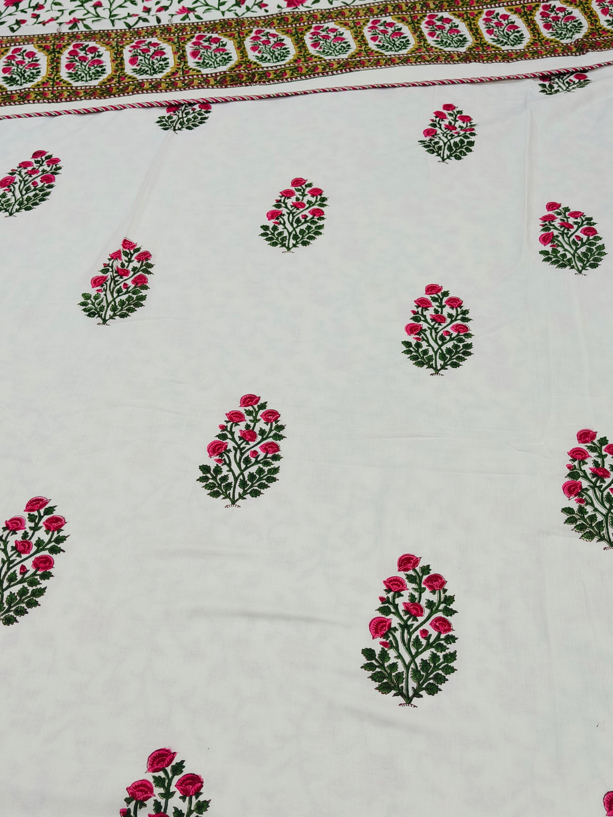 Handblock Printed Premium Double Bed Dohars