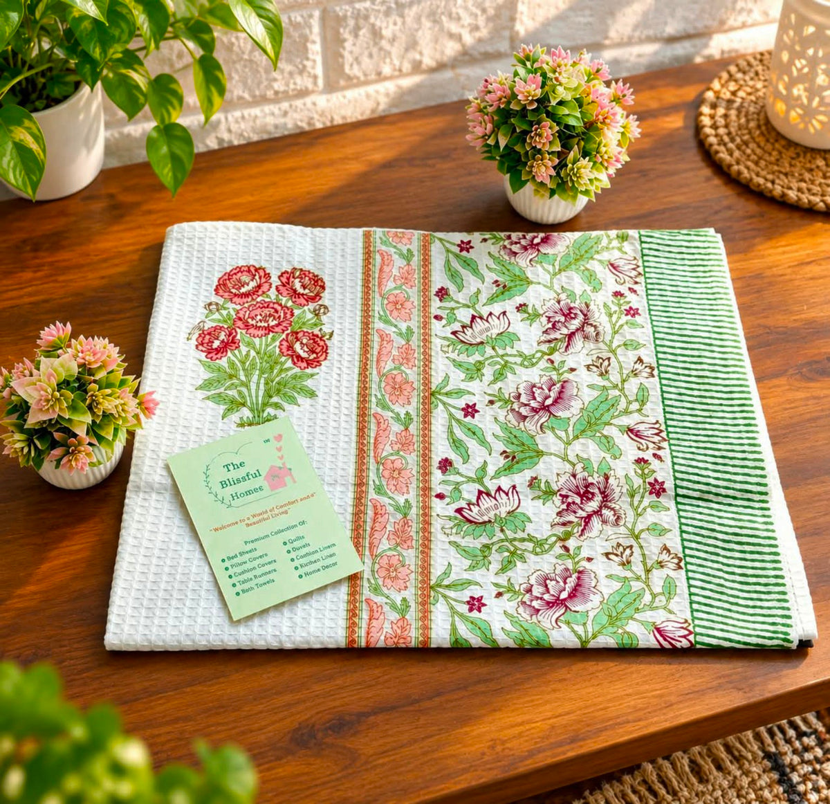 Handblock Printed Towels