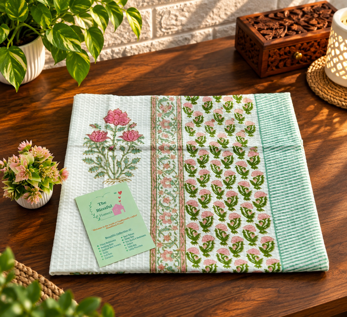 Handblock Printed Towels