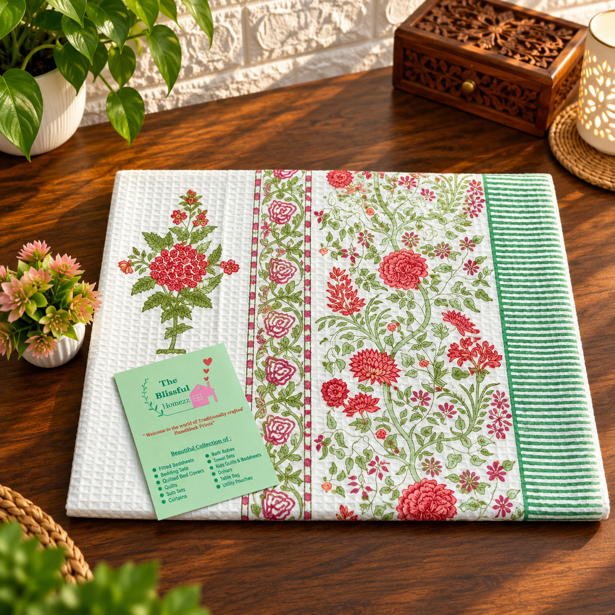 Handblock Printed Towels