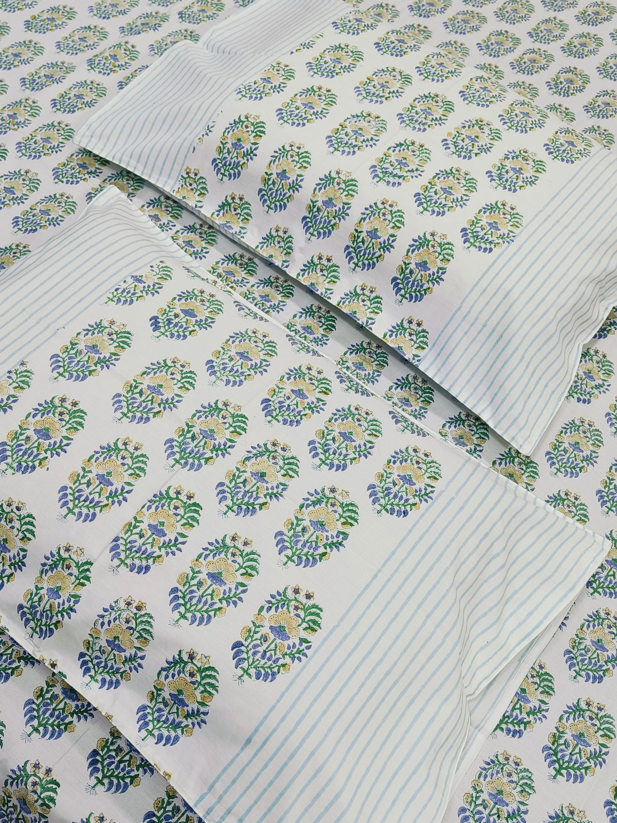 Handblock Printed Premium Bedsheets (Dispatch Time 24 Hours)