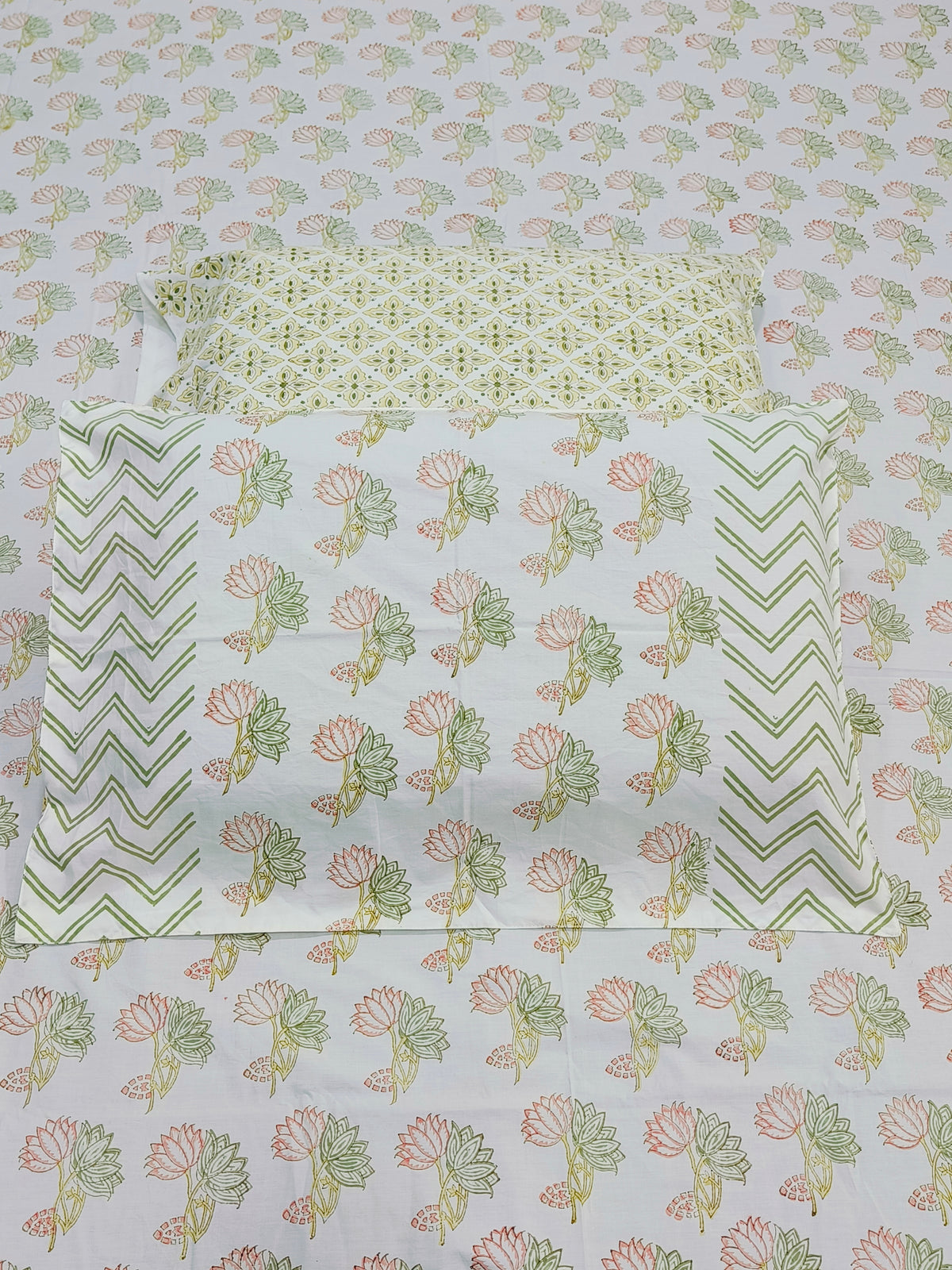 Handblock Printed Premium Bedsheets (Dispatch Time 24 Hours)