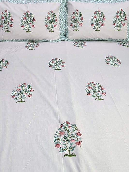 FRESH ARRIVAL Handblock Printed Premium Bedsheets