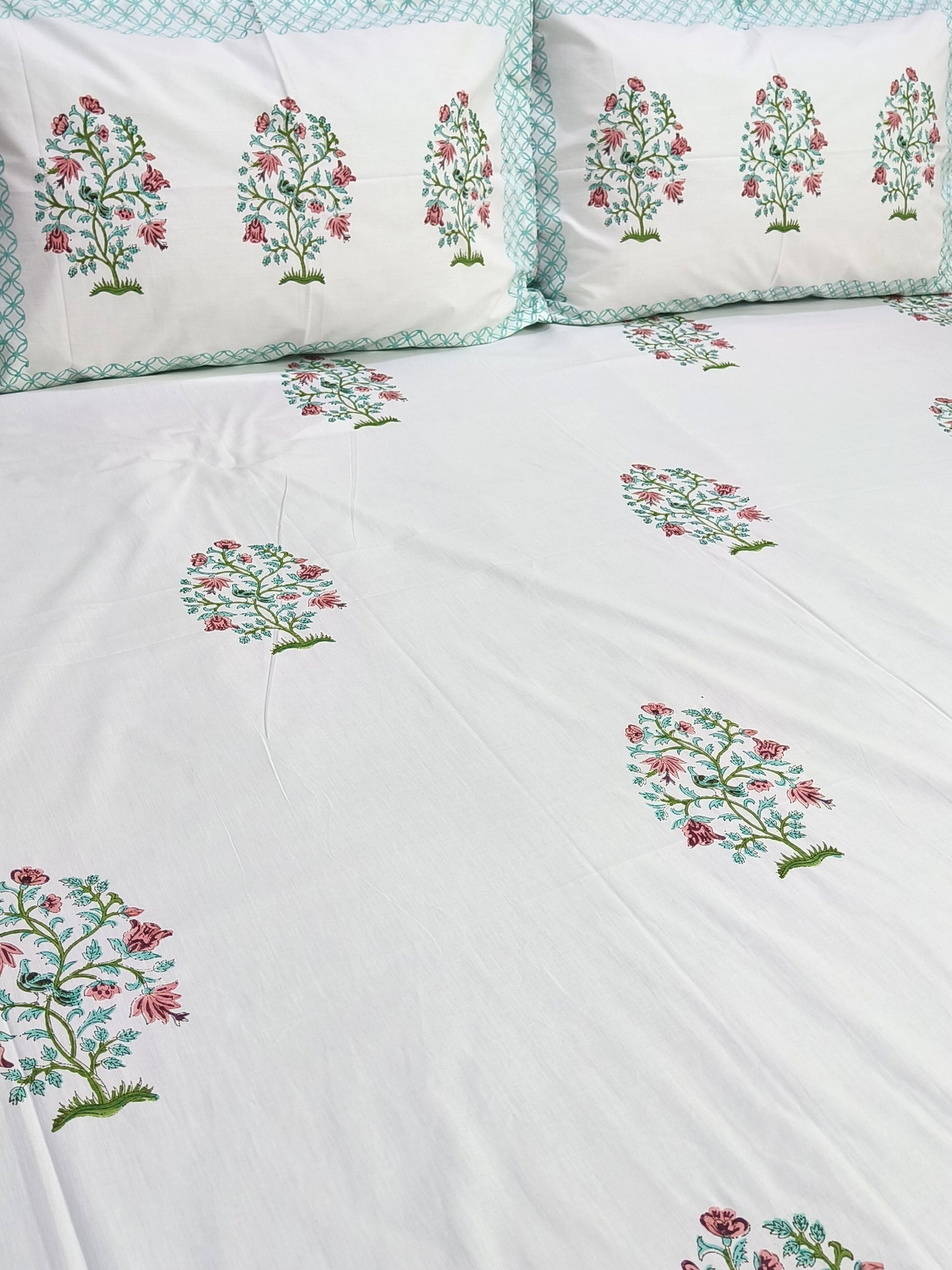 FRESH ARRIVAL Handblock Printed Premium Bedsheets