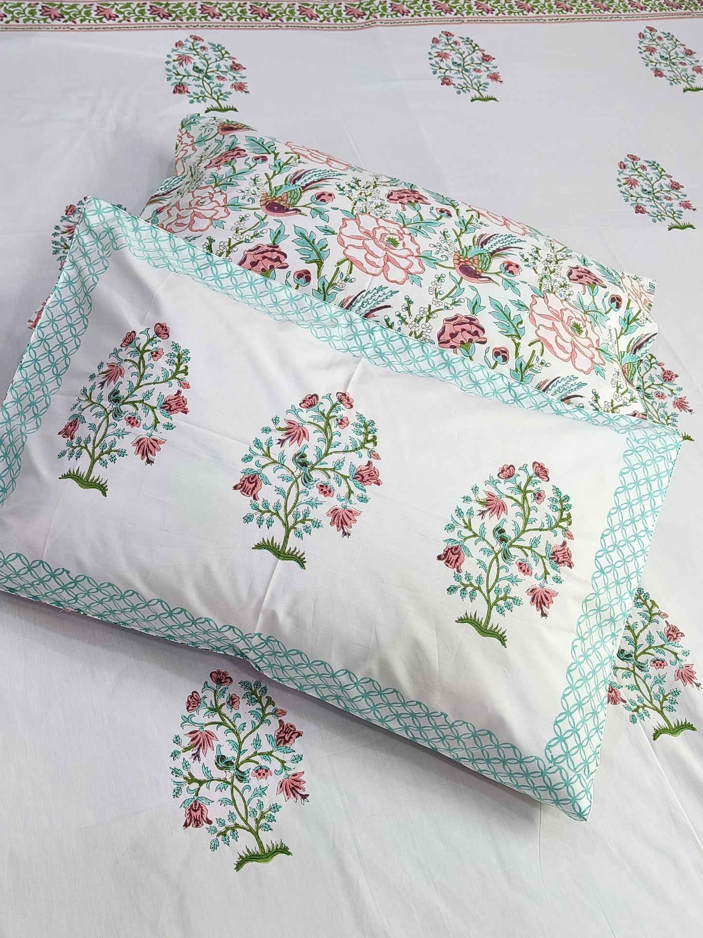 FRESH ARRIVAL Handblock Printed Premium Bedsheets