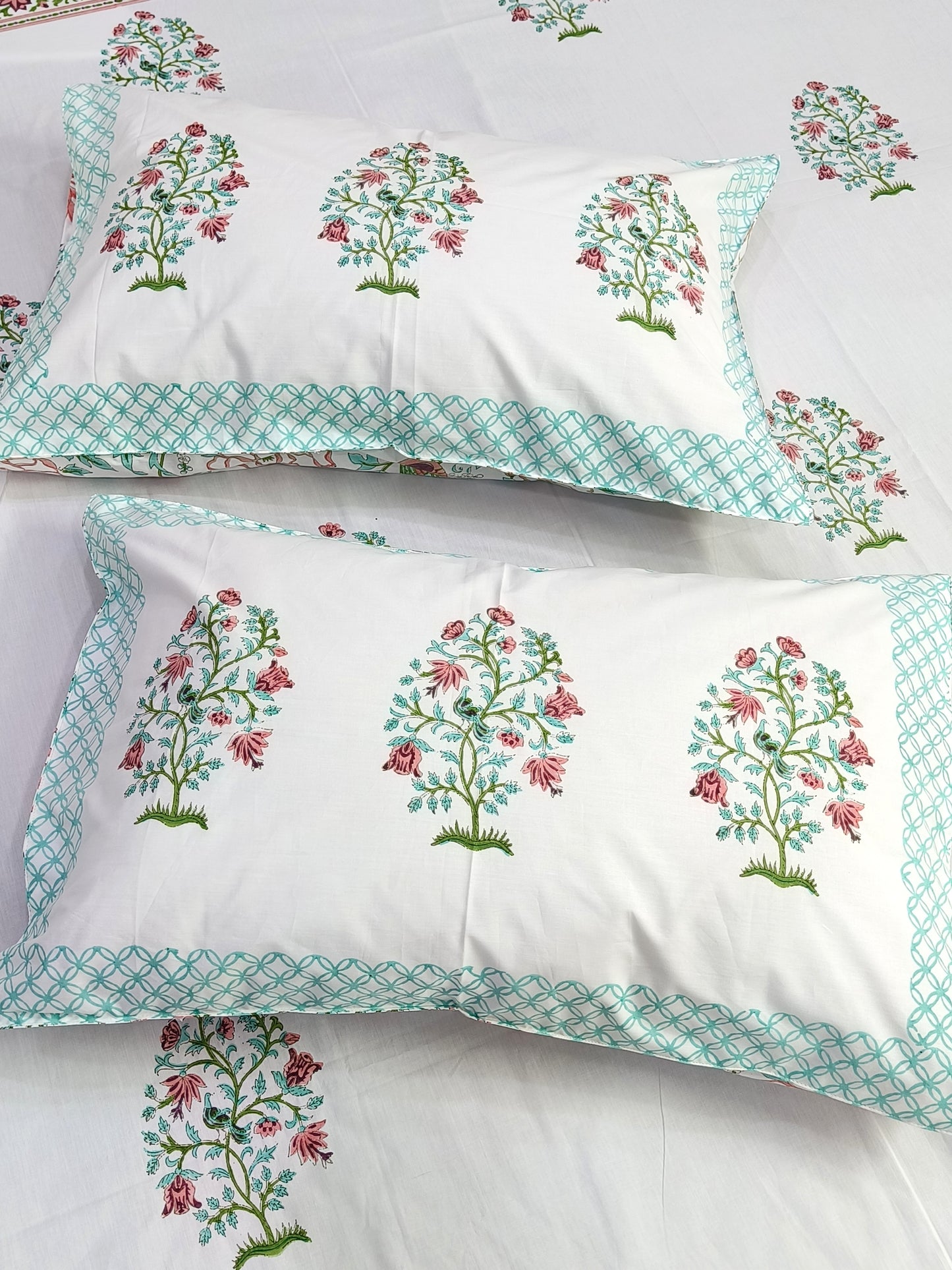 FRESH ARRIVAL Handblock Printed Premium Bedsheets