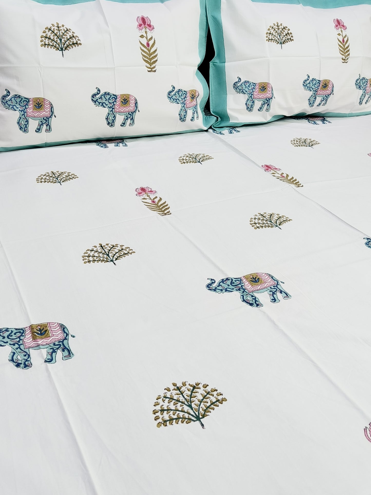 FRESH ARRIVAL Handblock Printed Premium Bedsheets