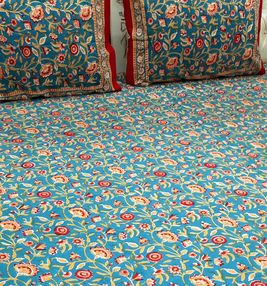 Handblock Printed Premium Bedsheets